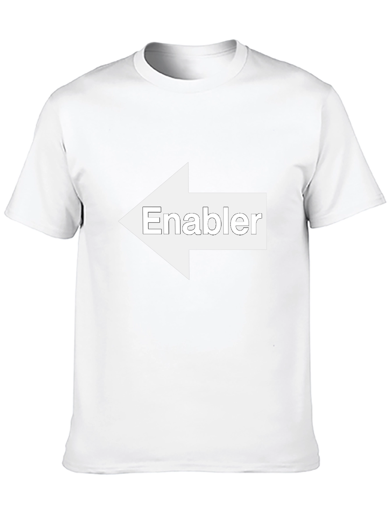 Enabler T-Shirt - Funny Left Arrow Design