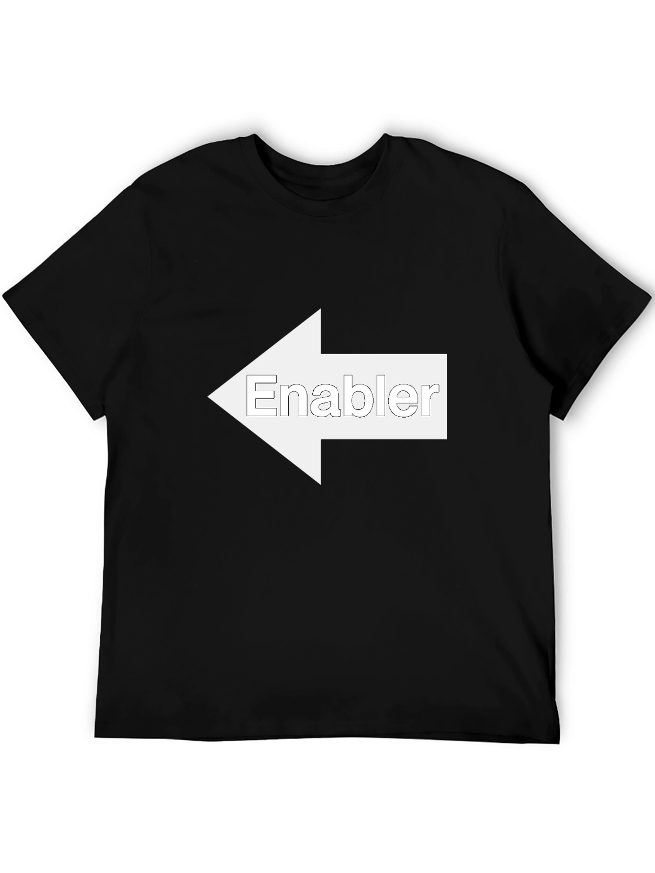 Enabler T-Shirt - Funny Left Arrow Design