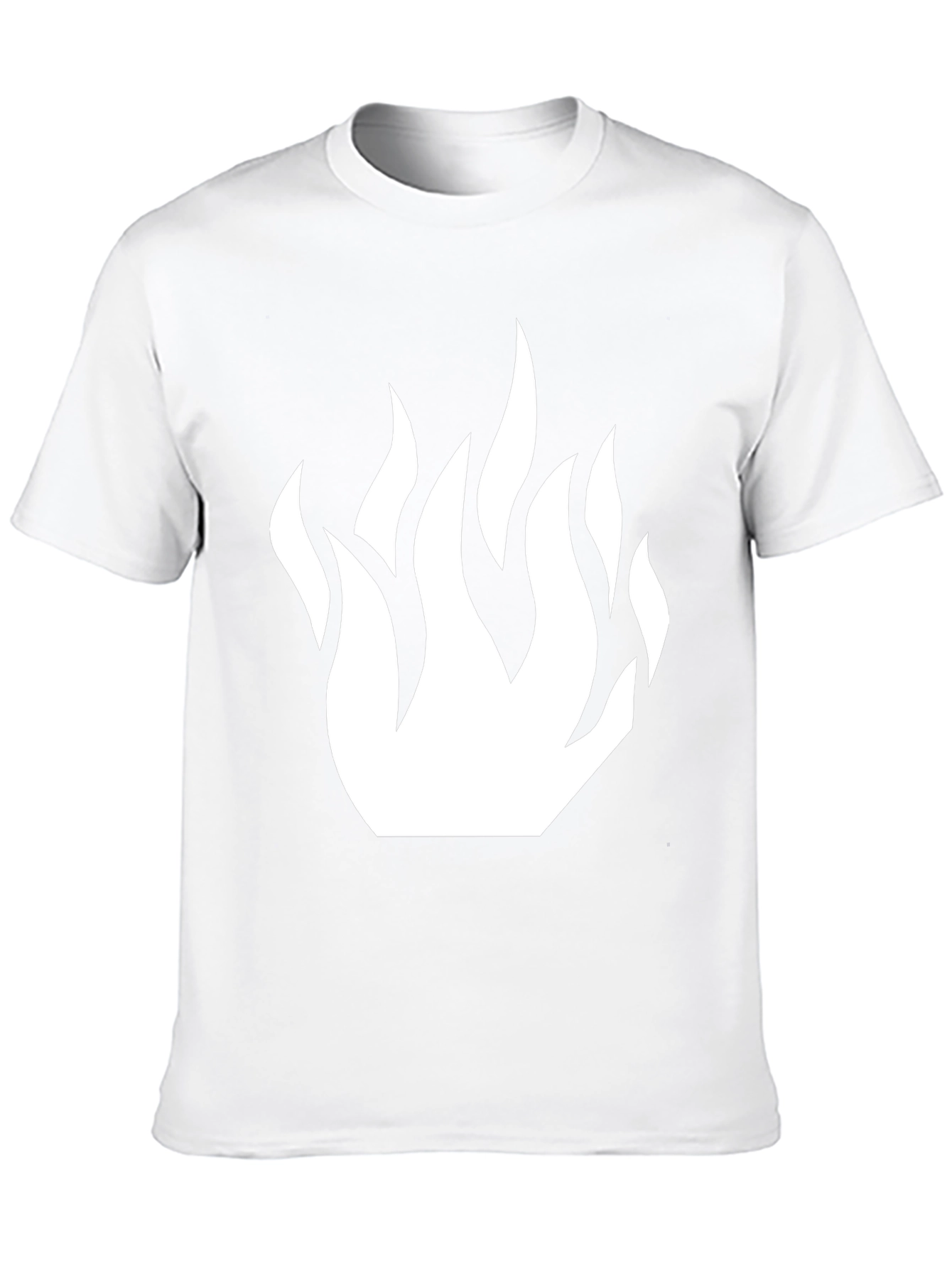 Flame Graphic Black T-Shirt