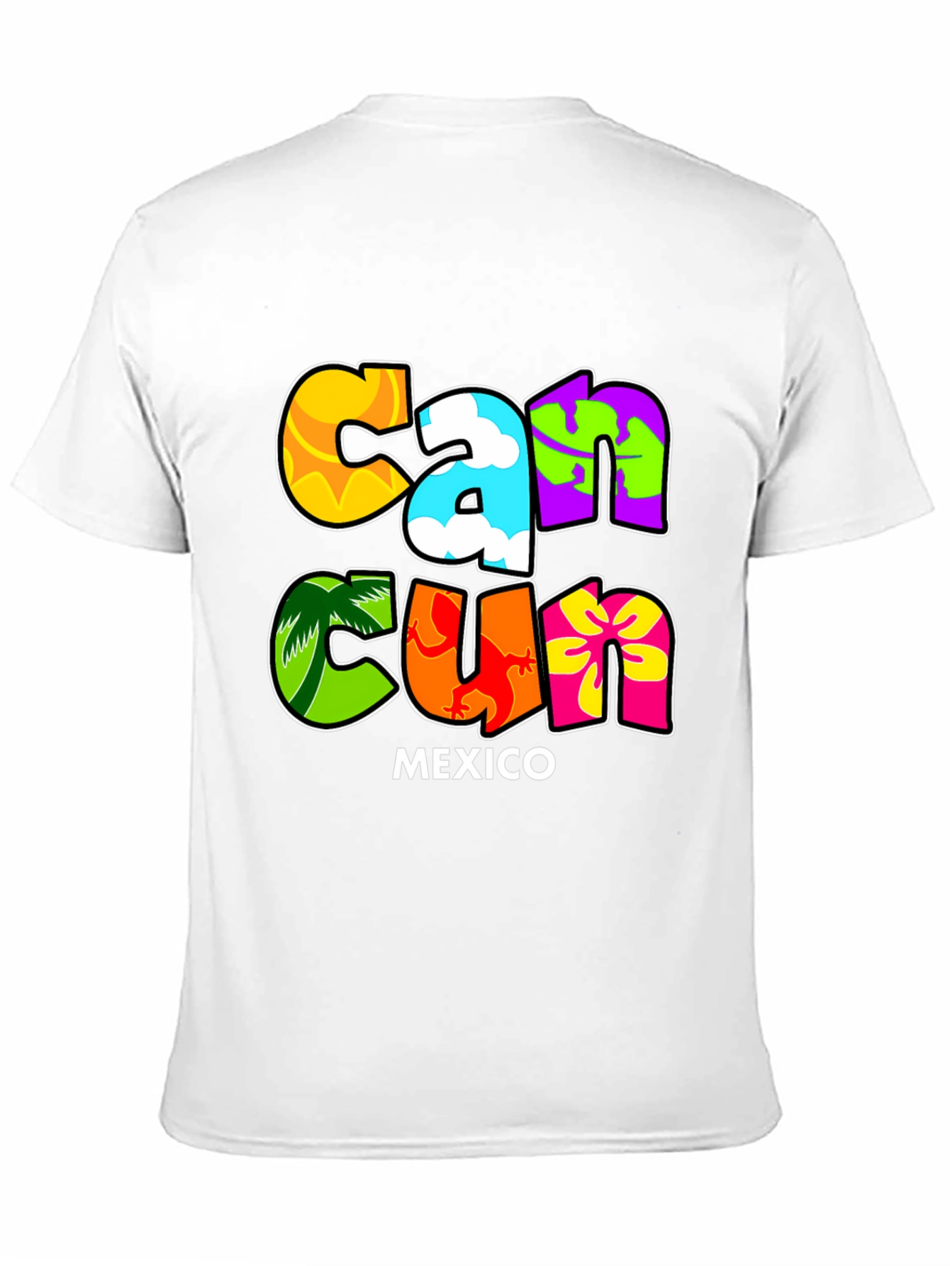 Cancun Mexico Graphic T-Shirt Vacation Souvenir Tee