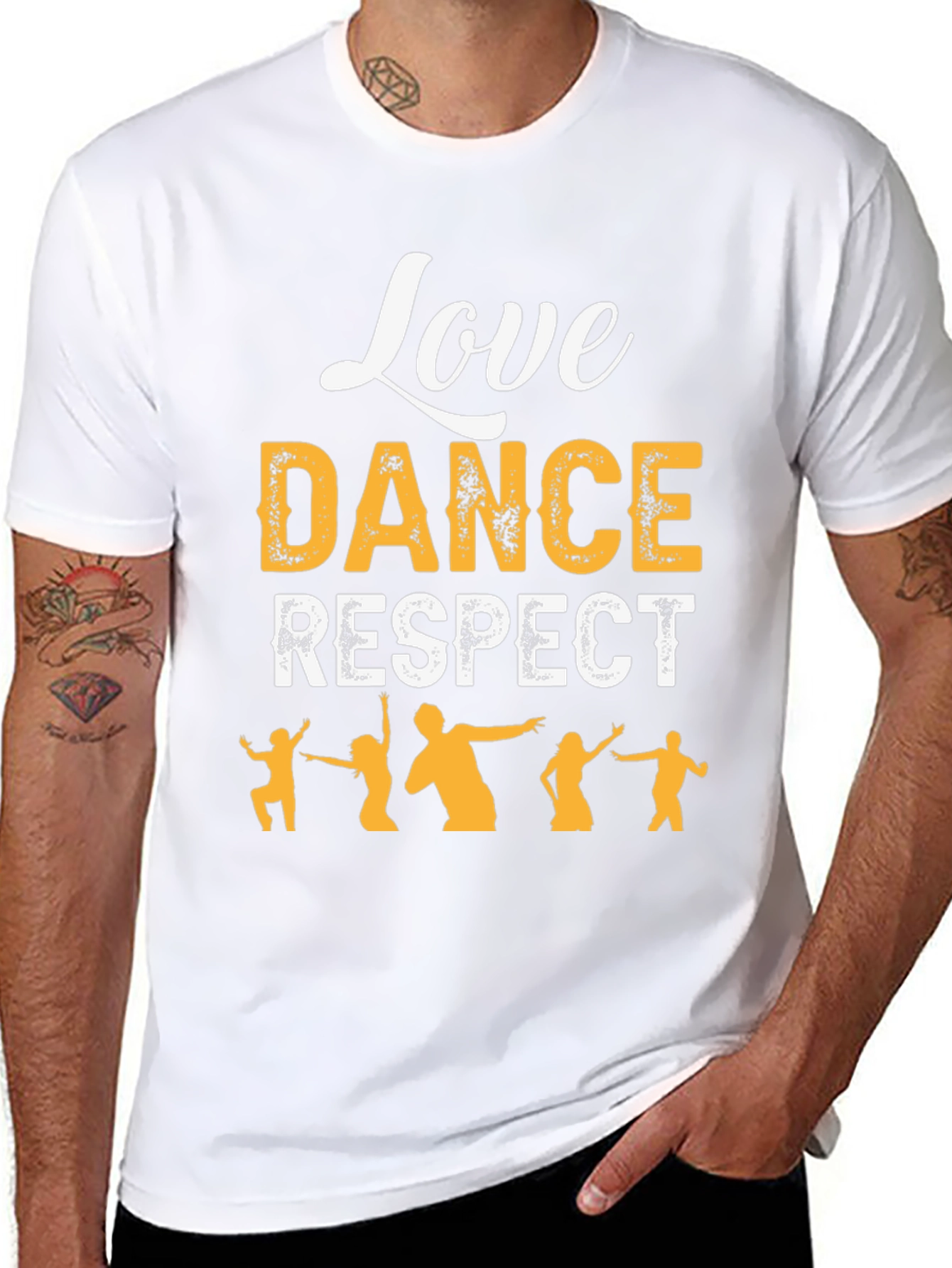 Love Dance Respect T-Shirt - Stylish Graphic Tee