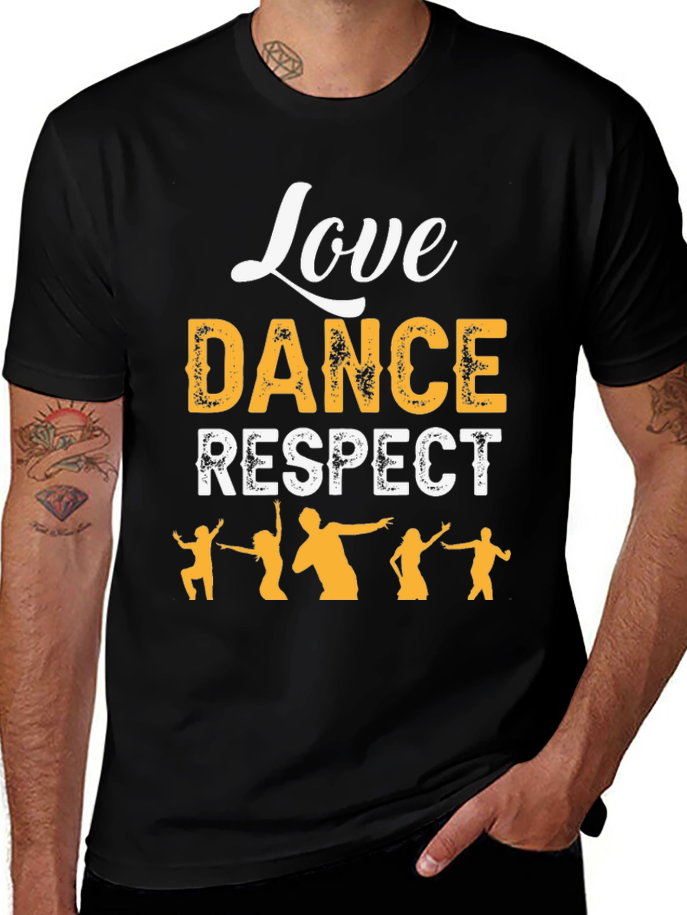 Love Dance Respect T-Shirt - Stylish Graphic Tee