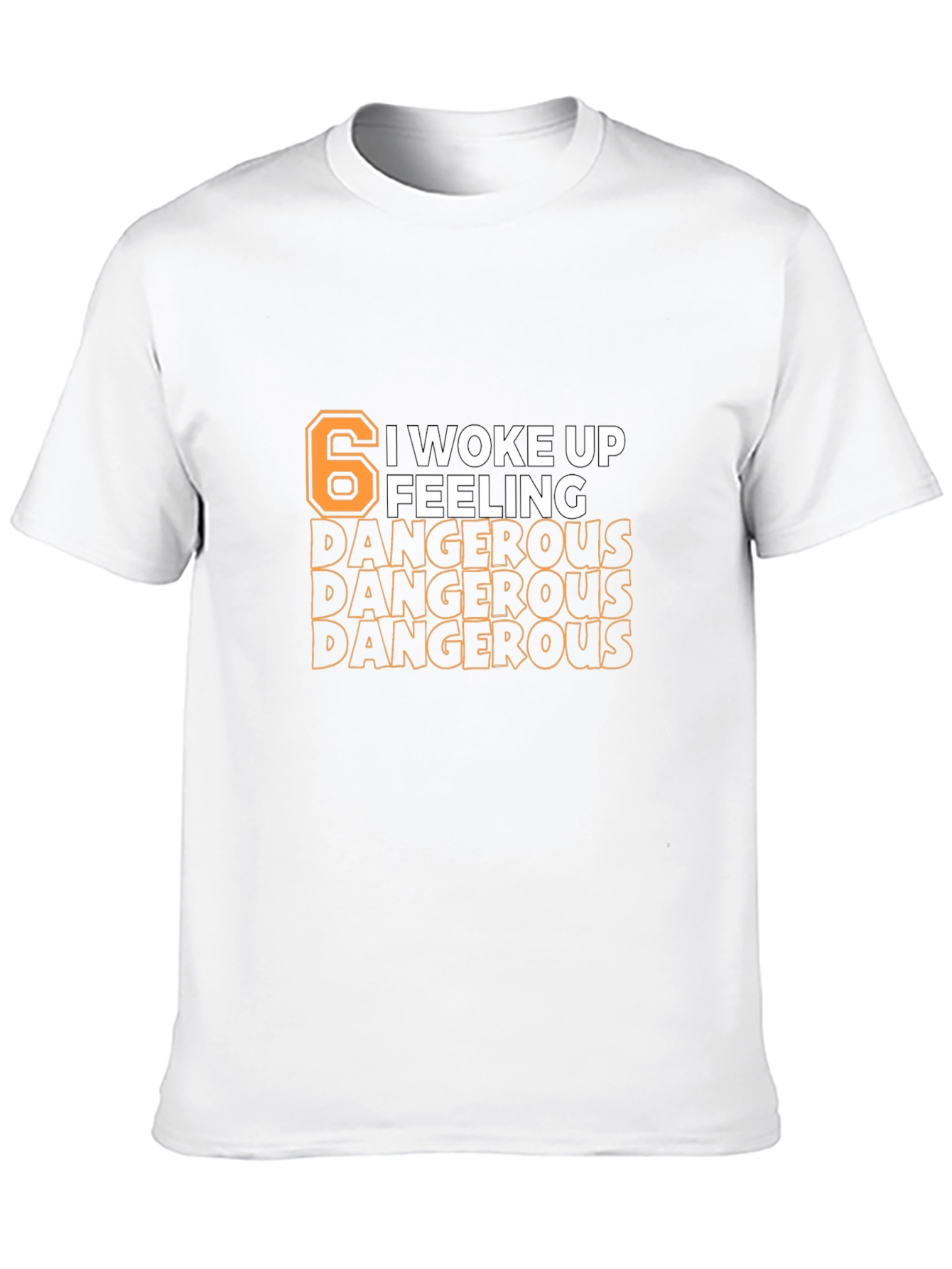 6 Feeling Dangerous Black Graphic Tee