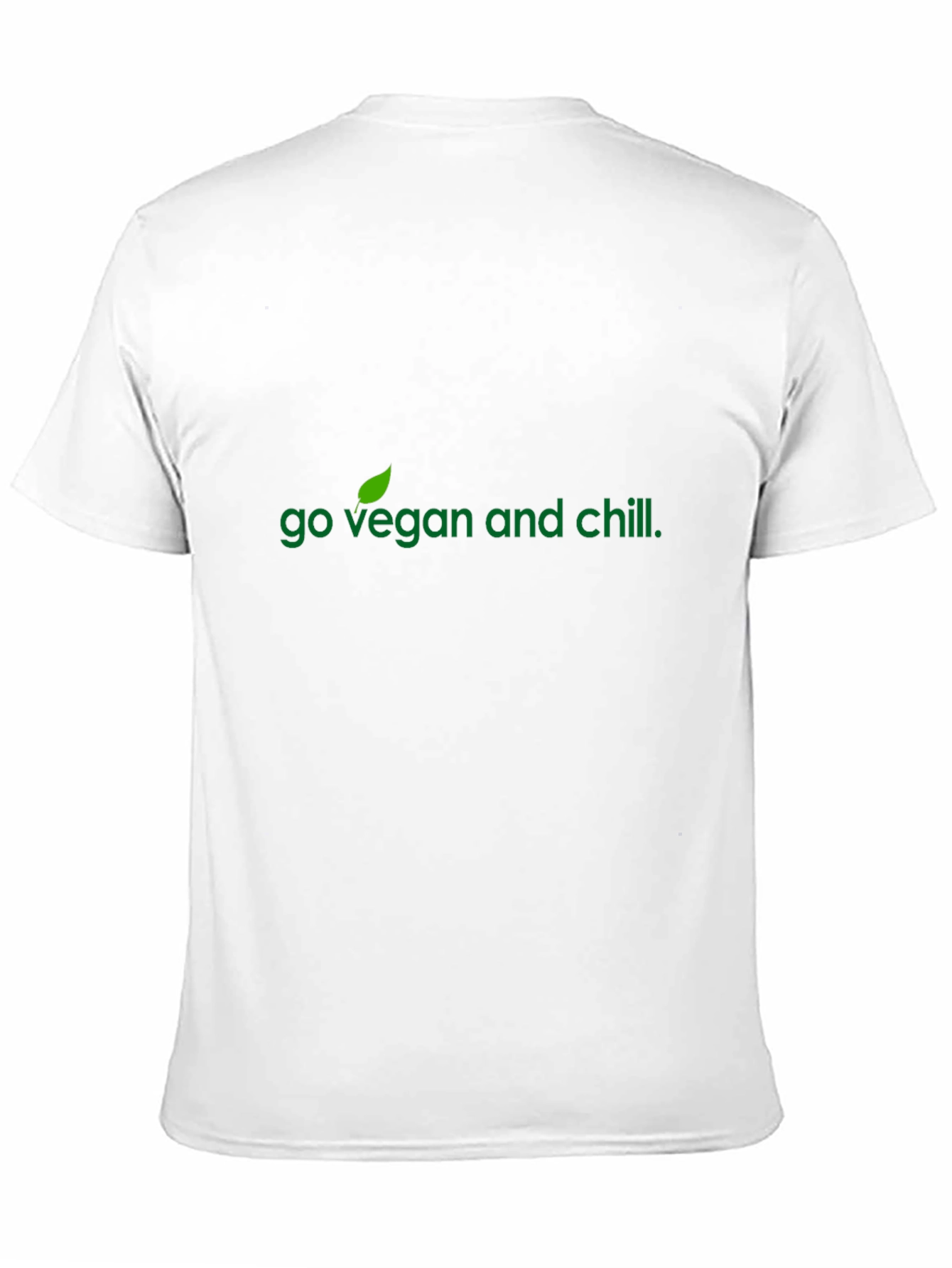 Go Vegan and Chill Black T-Shirt