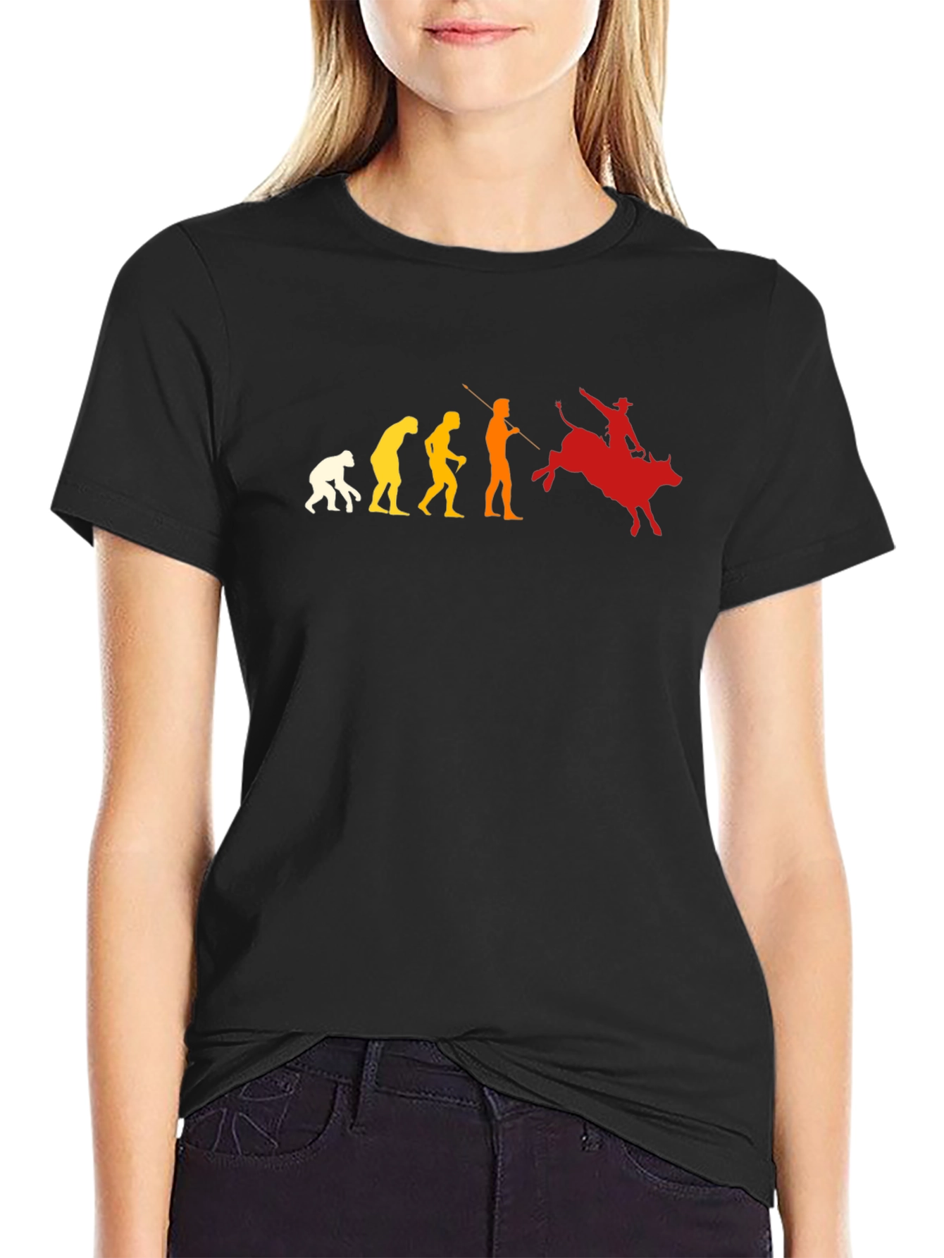 Evolution of a Rodeo Rider Graphic Tee