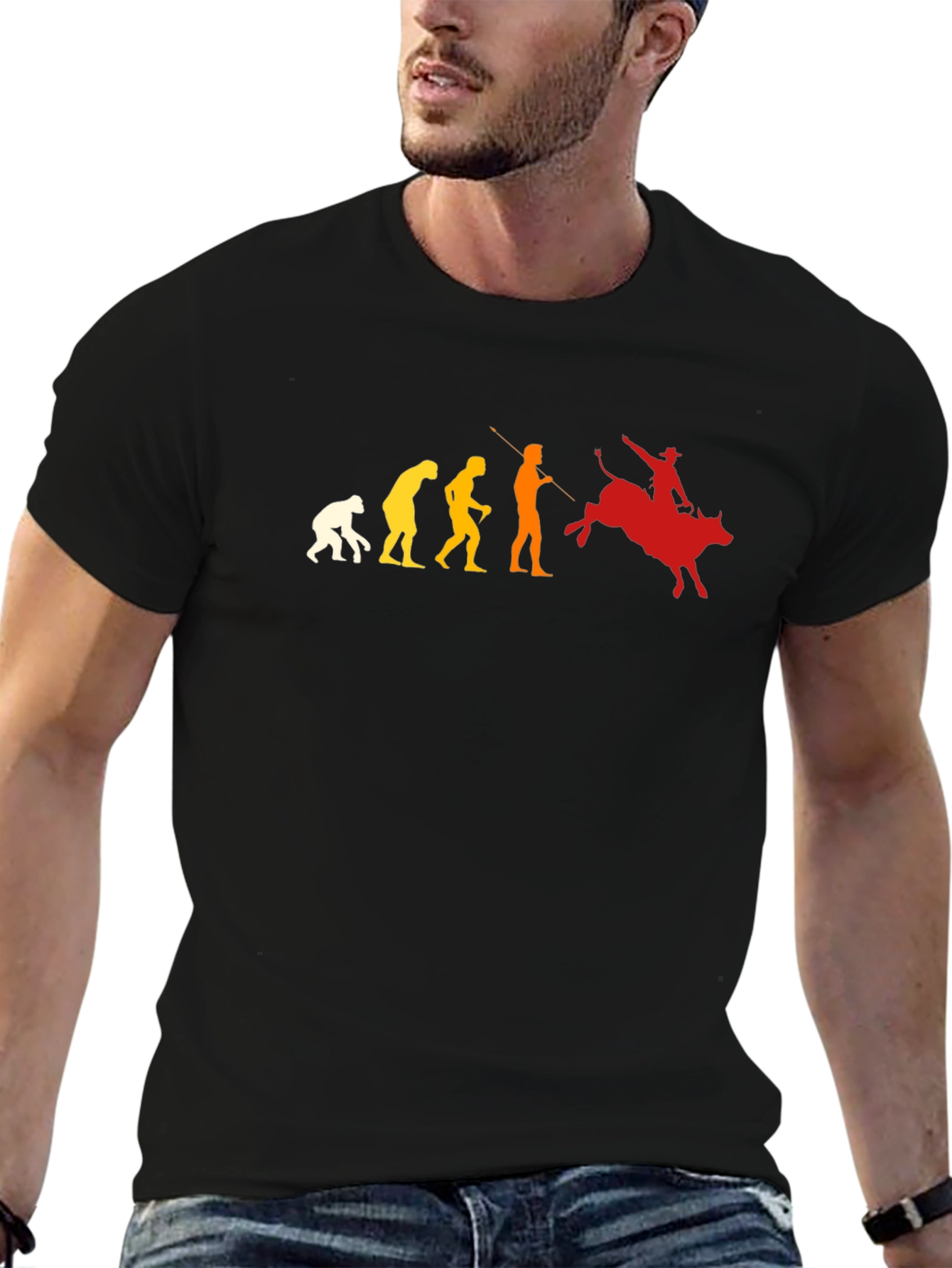 Evolution of a Rodeo Rider Graphic Tee