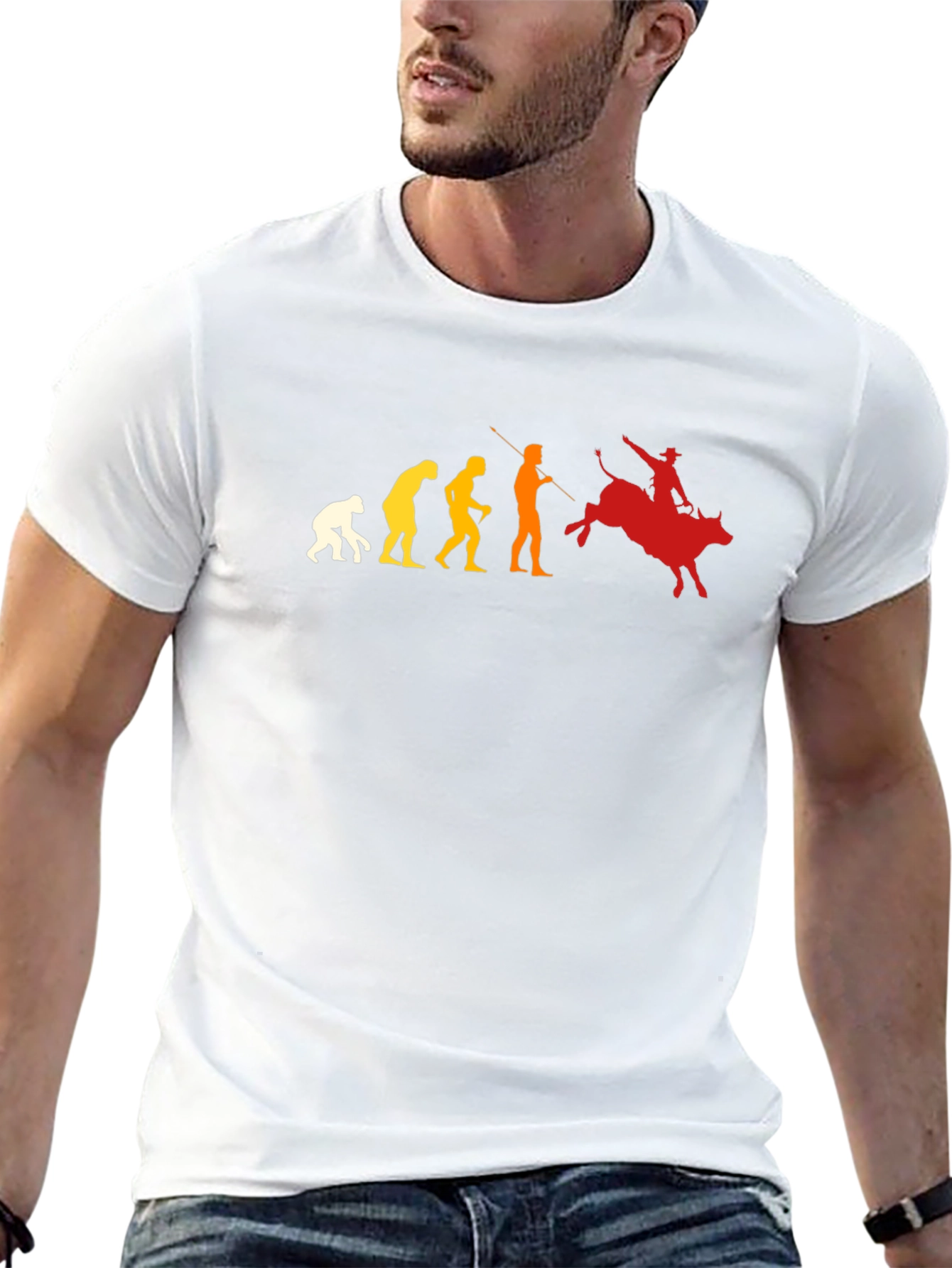 Evolution of a Rodeo Rider Graphic Tee