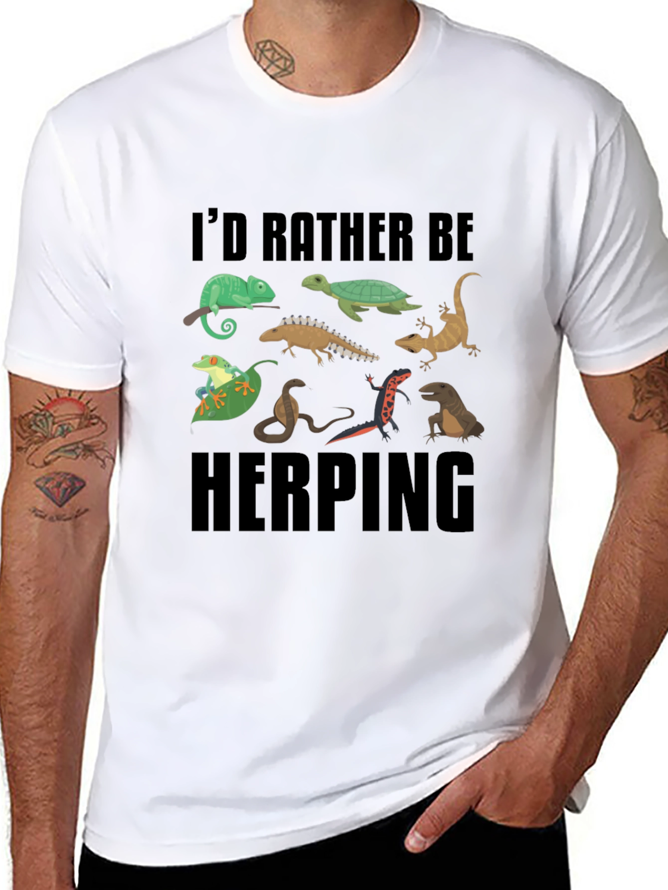 Herping Reptile Lover T-Shirt