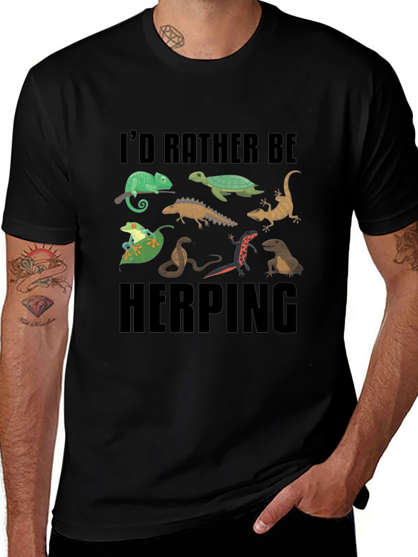 Herping Reptile Lover T-Shirt