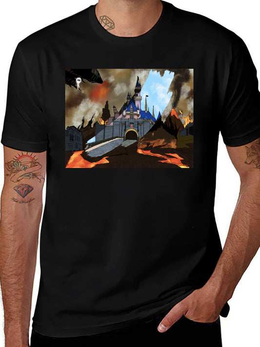 Castle Disaster Graphic Tee