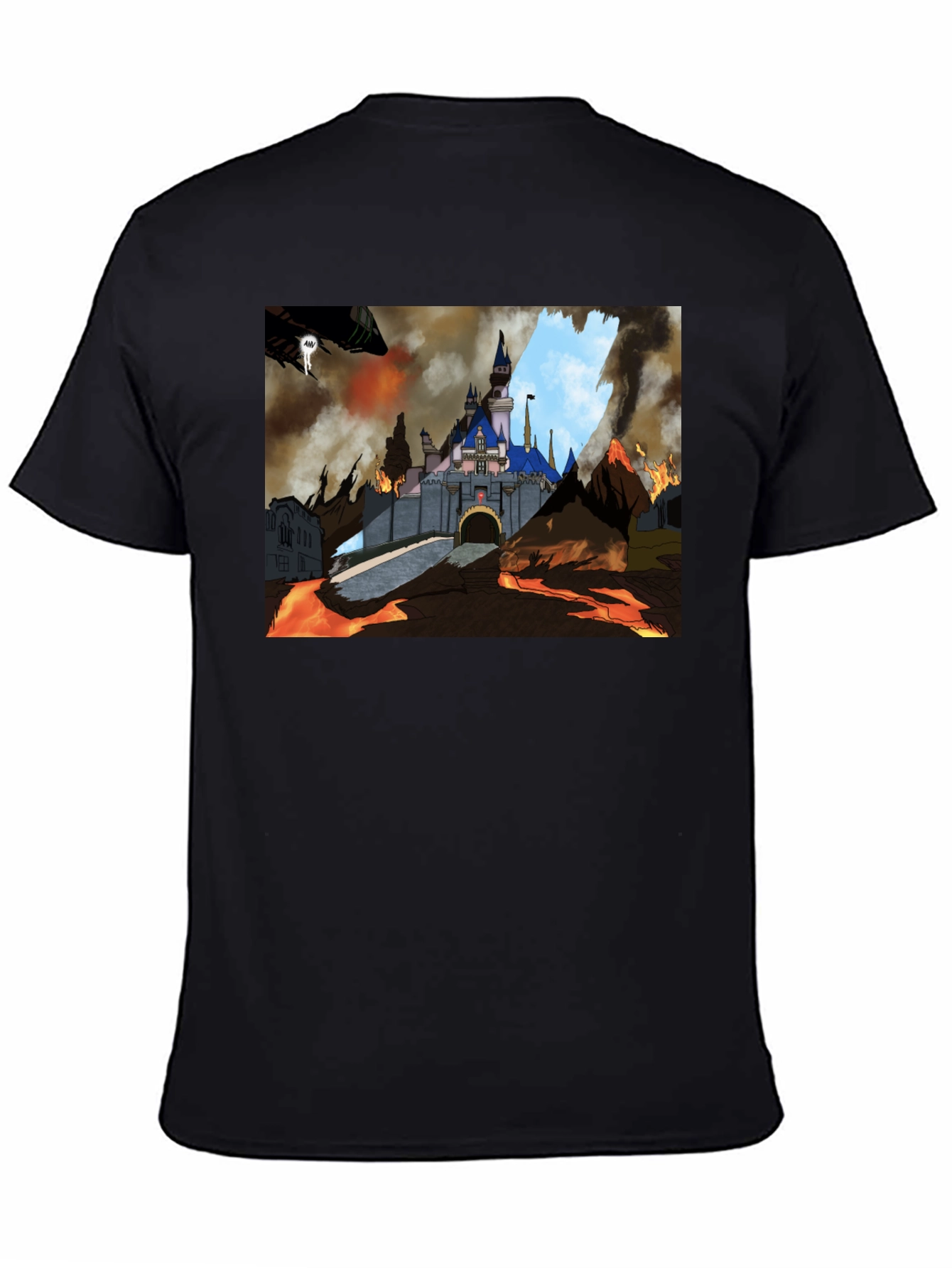 Castle Disaster Graphic Tee