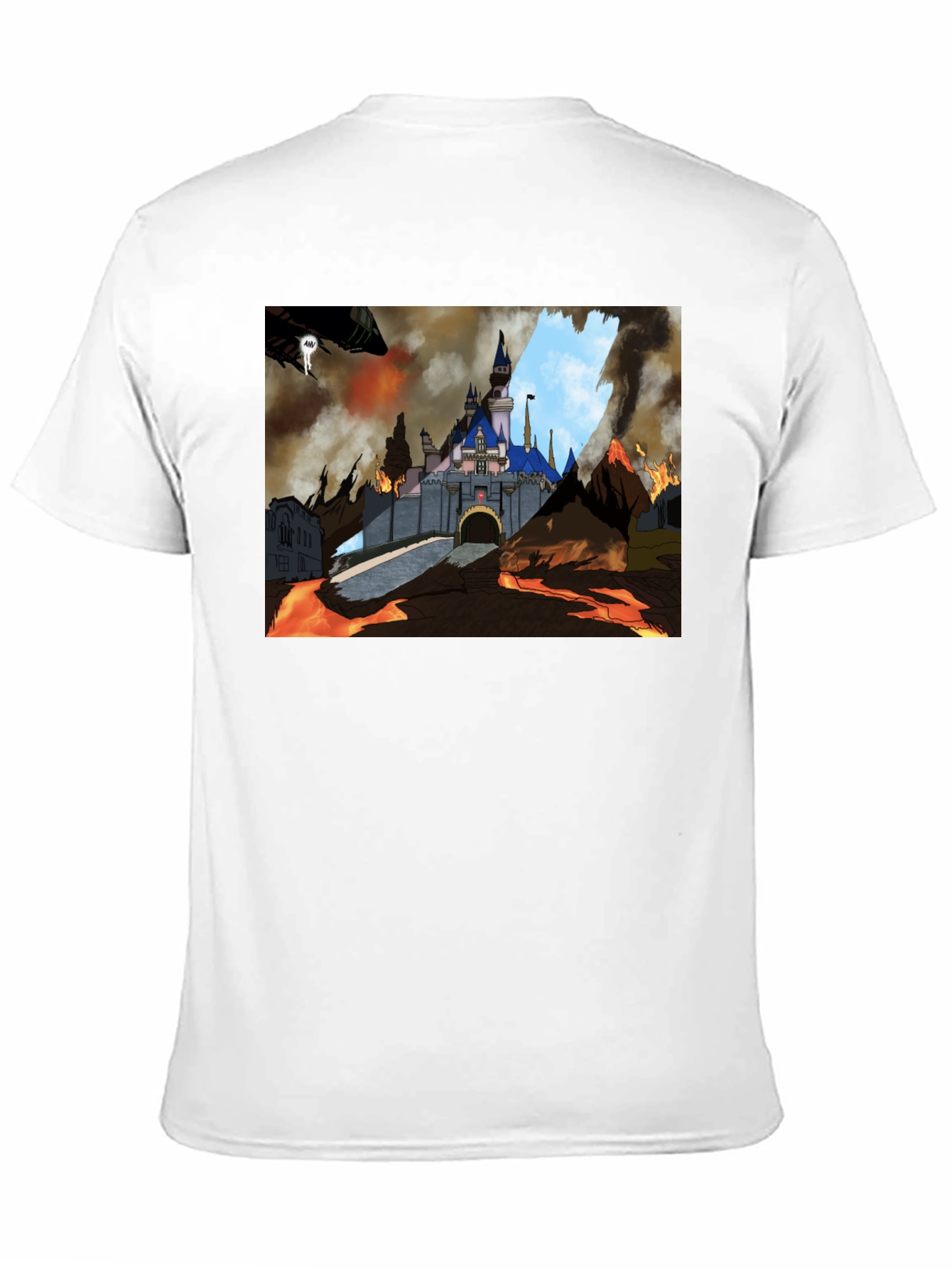 Castle Disaster Graphic Tee