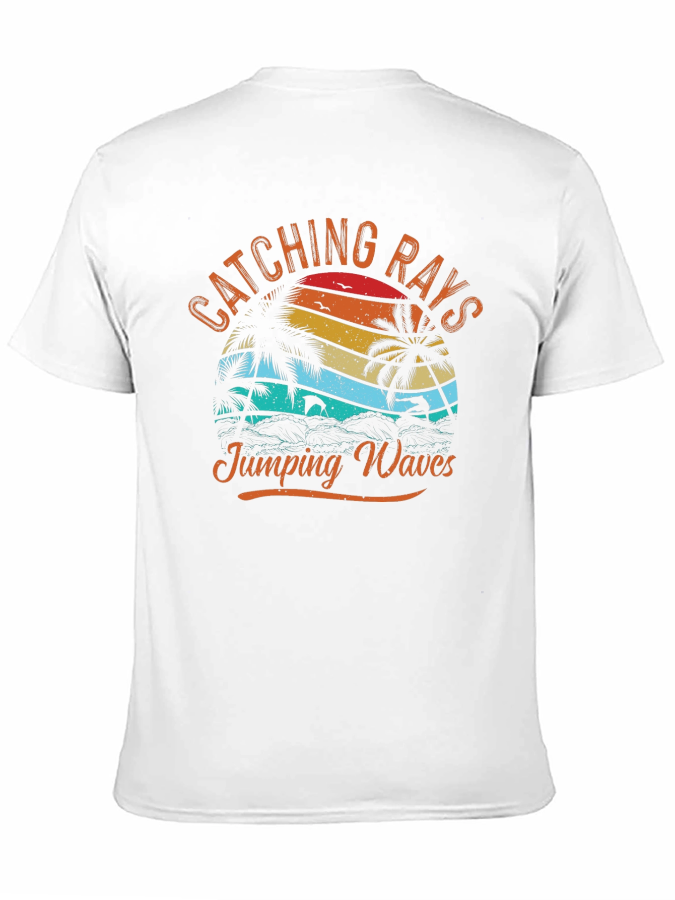 Catching Rays Jumping Waves Graphic Tee