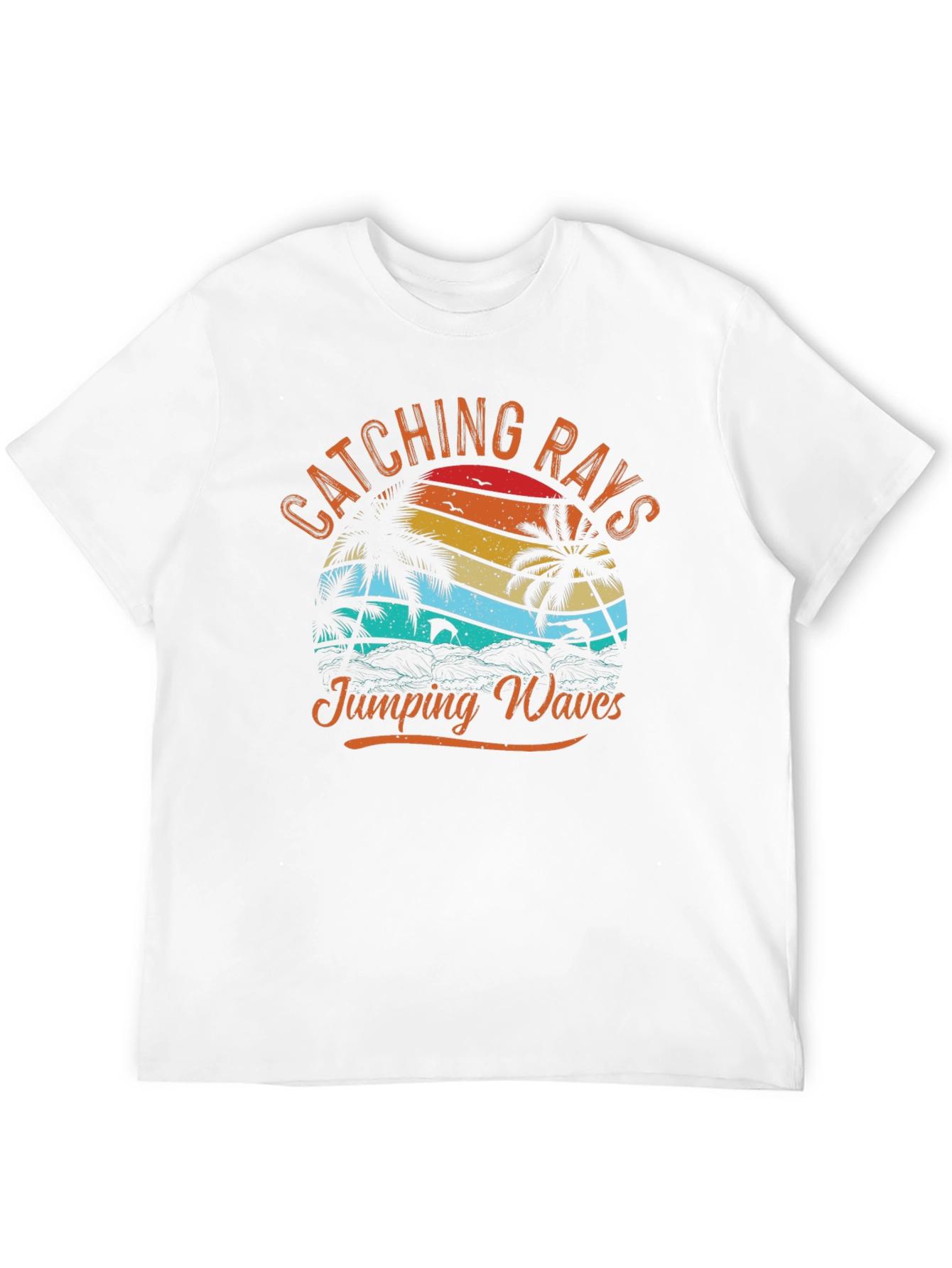 Catching Rays Jumping Waves Graphic Tee