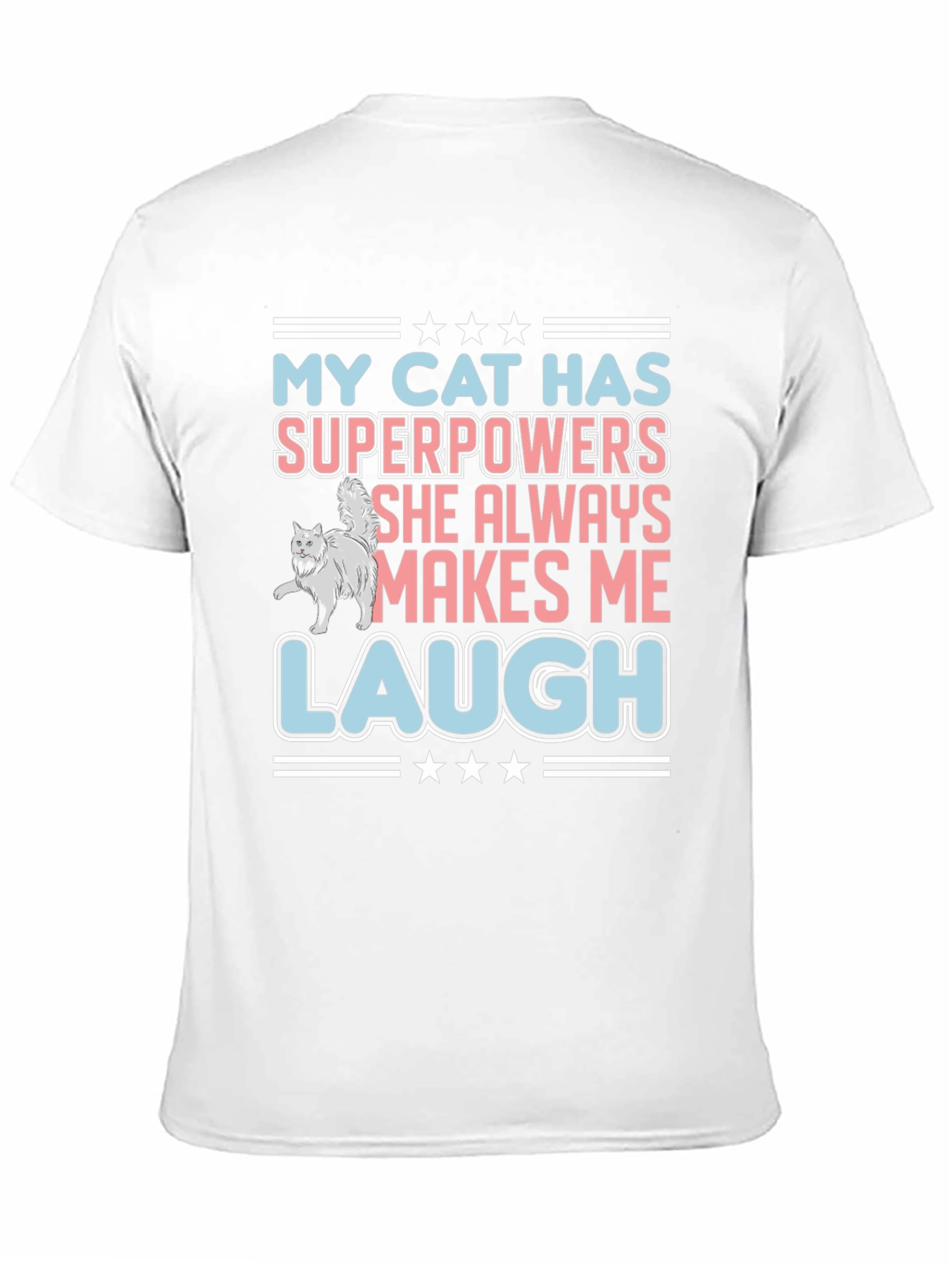Funny Cat Superpowers T-Shirt