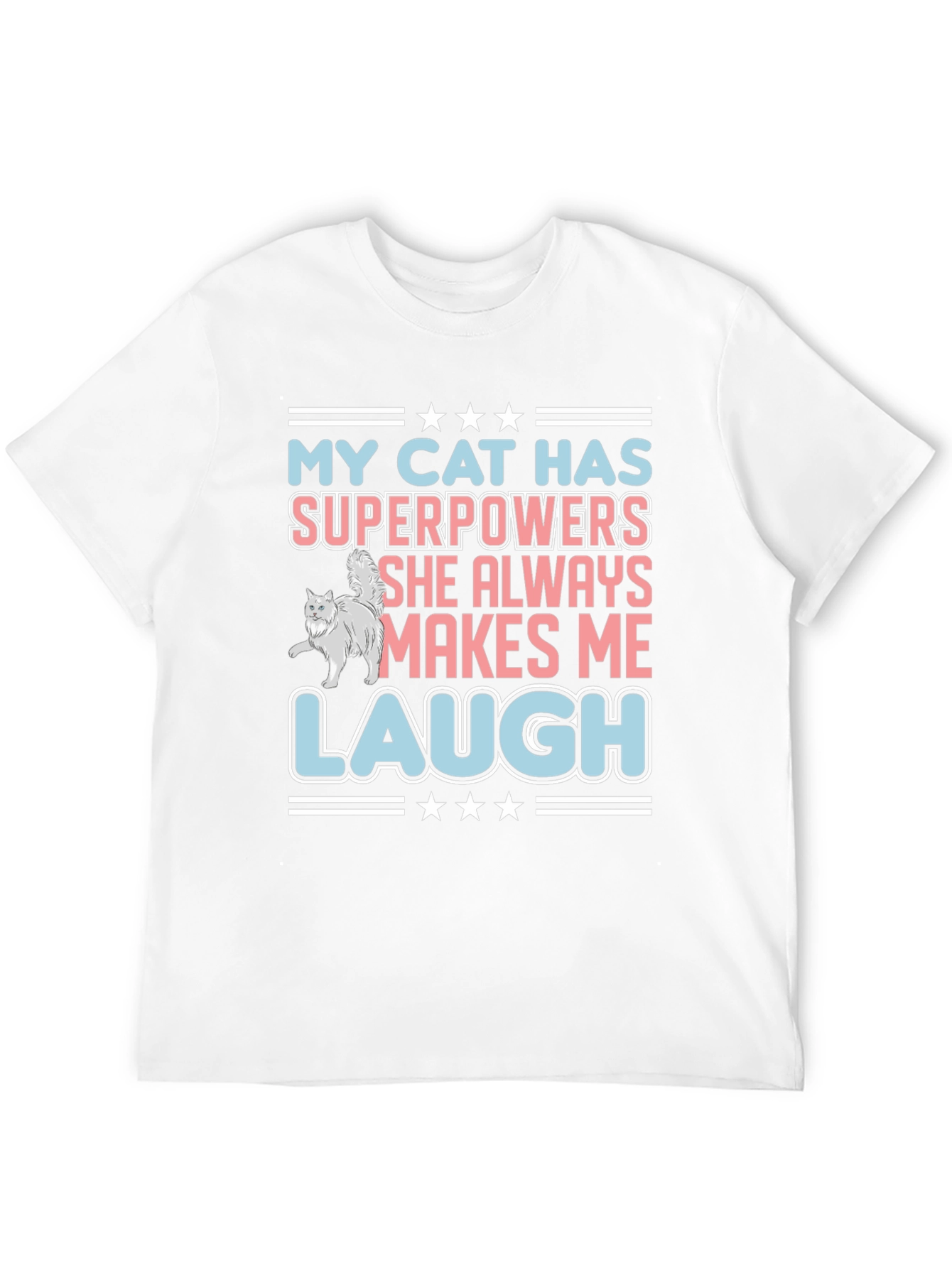 Funny Cat Superpowers T-Shirt