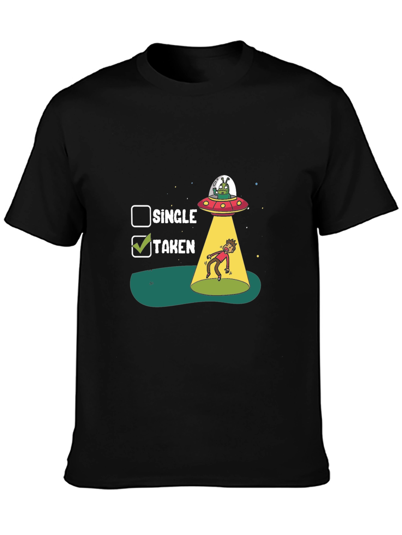 Taken Abduction T-Shirt - Funny Alien UFO Tee