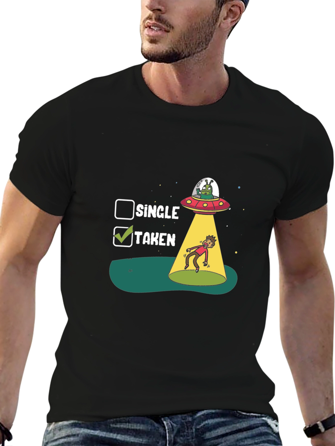 Taken Abduction T-Shirt - Funny Alien UFO Tee