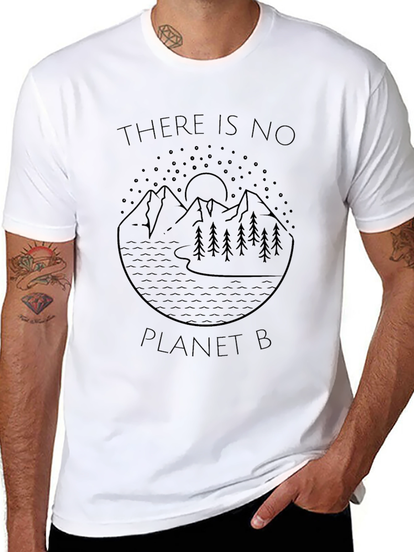 Eco-Friendly No Planet B Graphic Tee