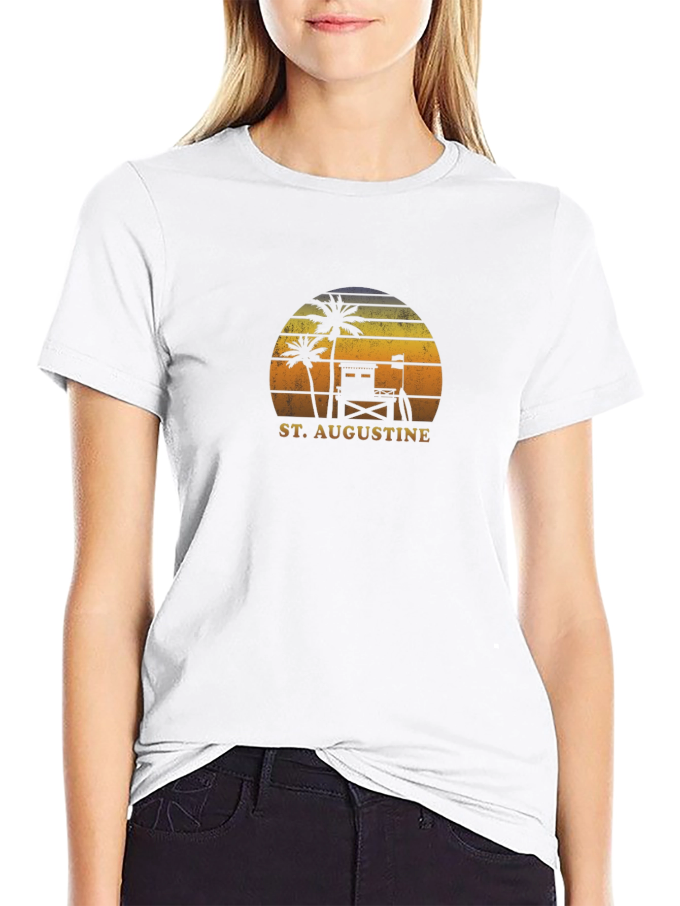St. Augustine Beach Sunset Graphic Tee