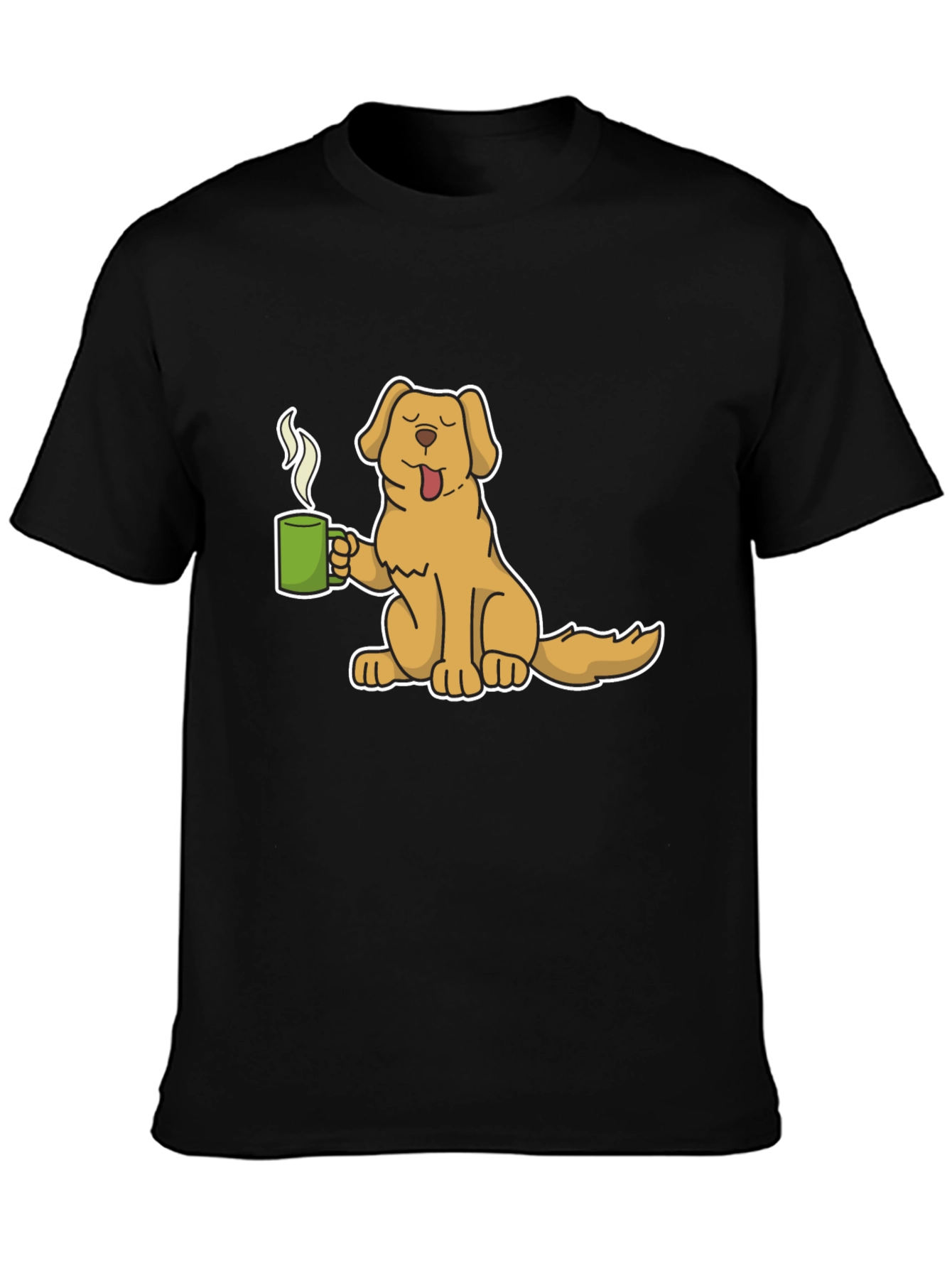 Dog Lover T-Shirt - Coffee Time!