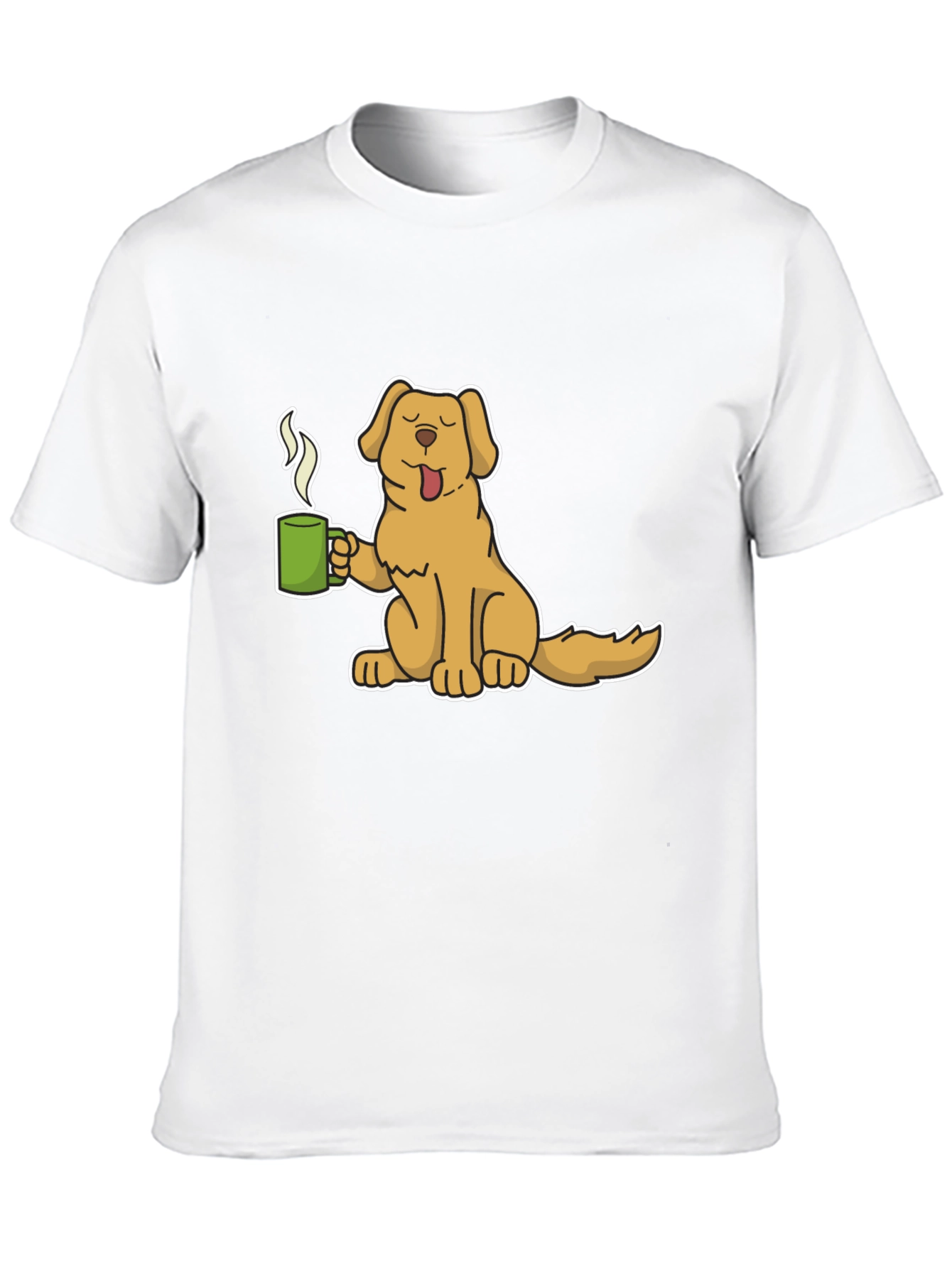 Dog Lover T-Shirt - Coffee Time!