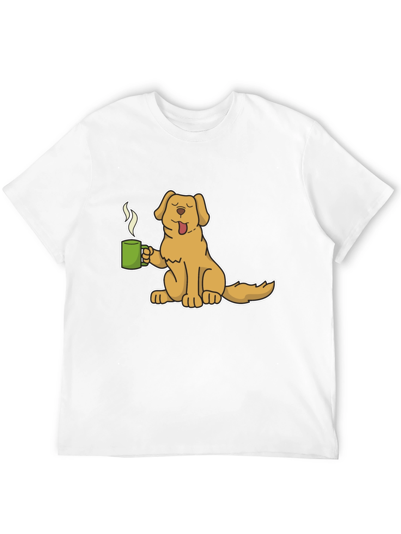 Dog Lover T-Shirt - Coffee Time!