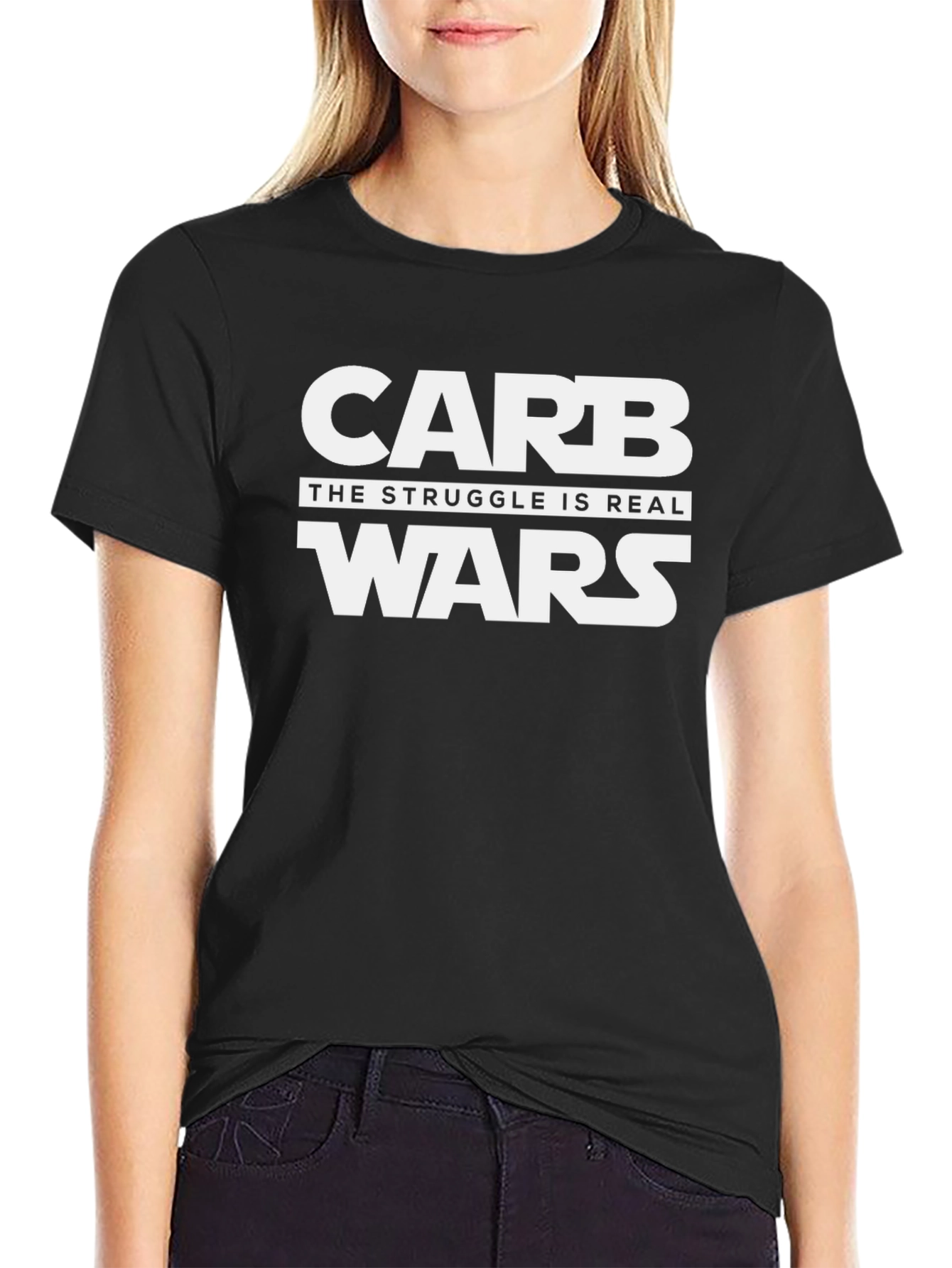Carb Wars Funny T-Shirt - The Struggle Is Real
