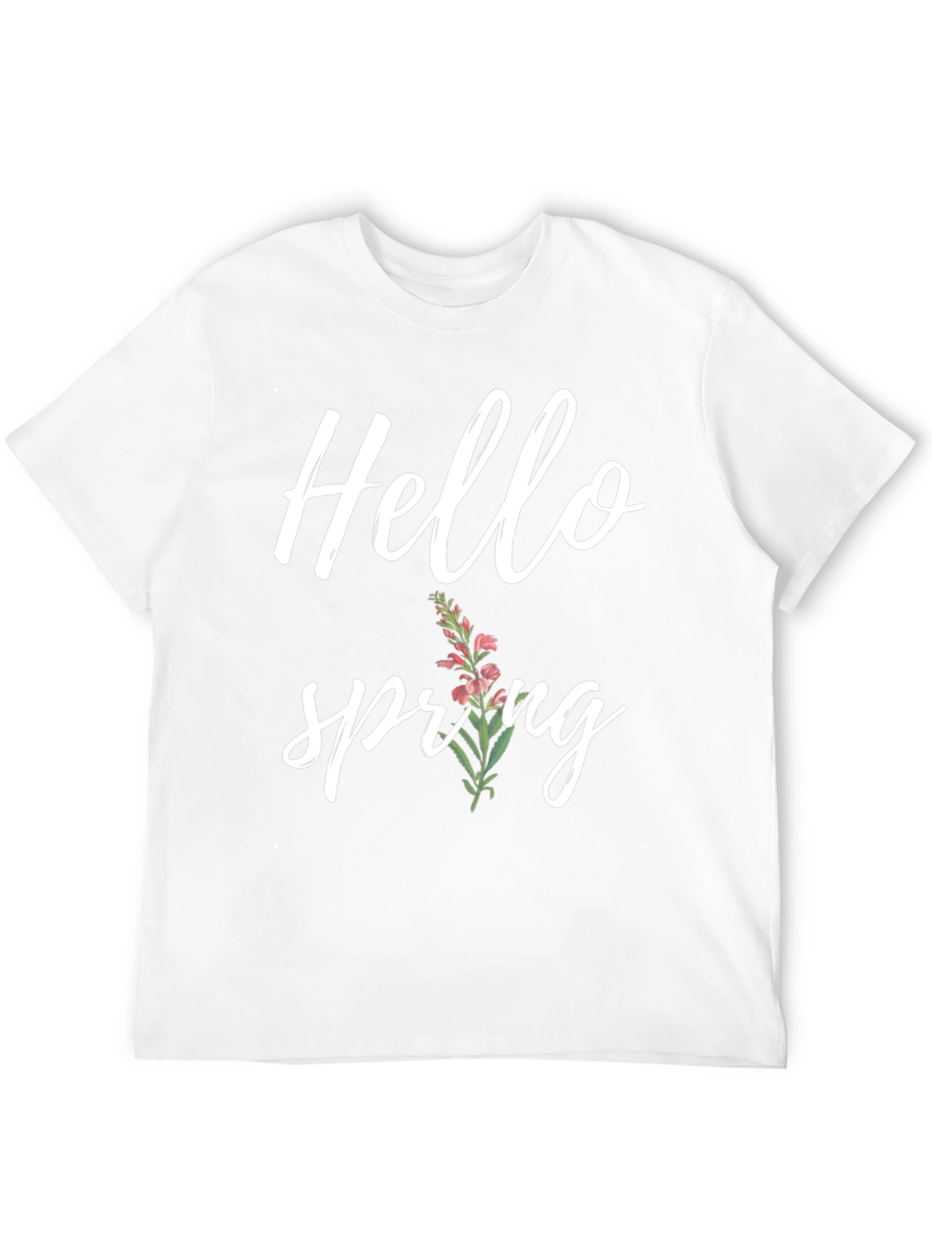 Hello Spring Graphic Tee - Soft Comfort Fit