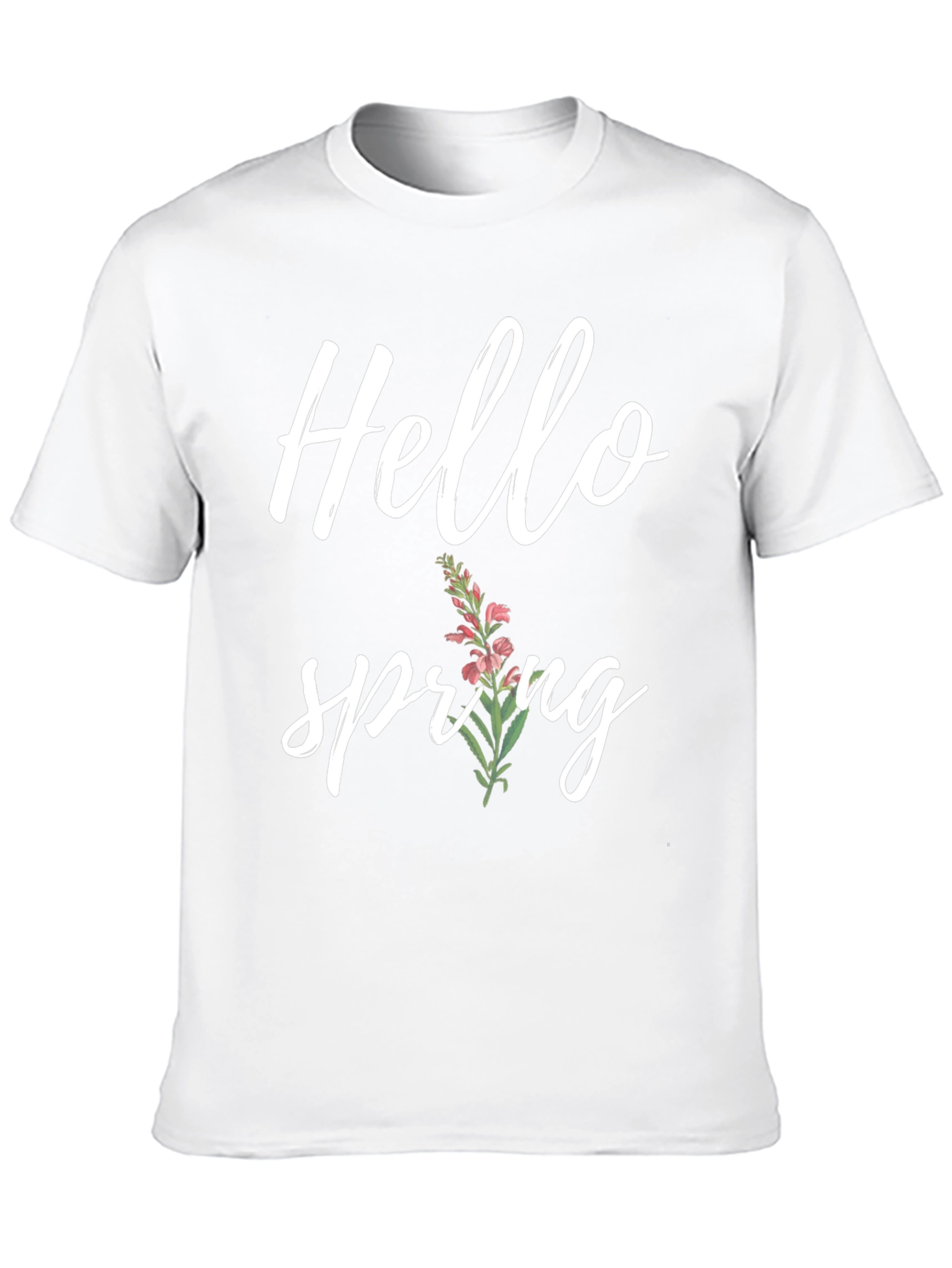 Hello Spring Graphic Tee - Soft Comfort Fit