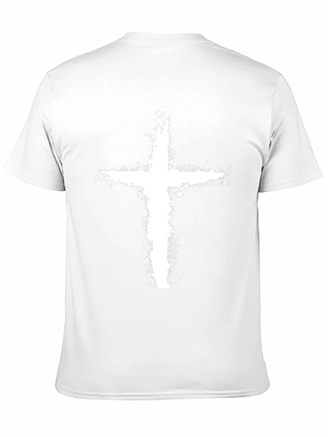 Grunge Cross Graphic T-Shirt