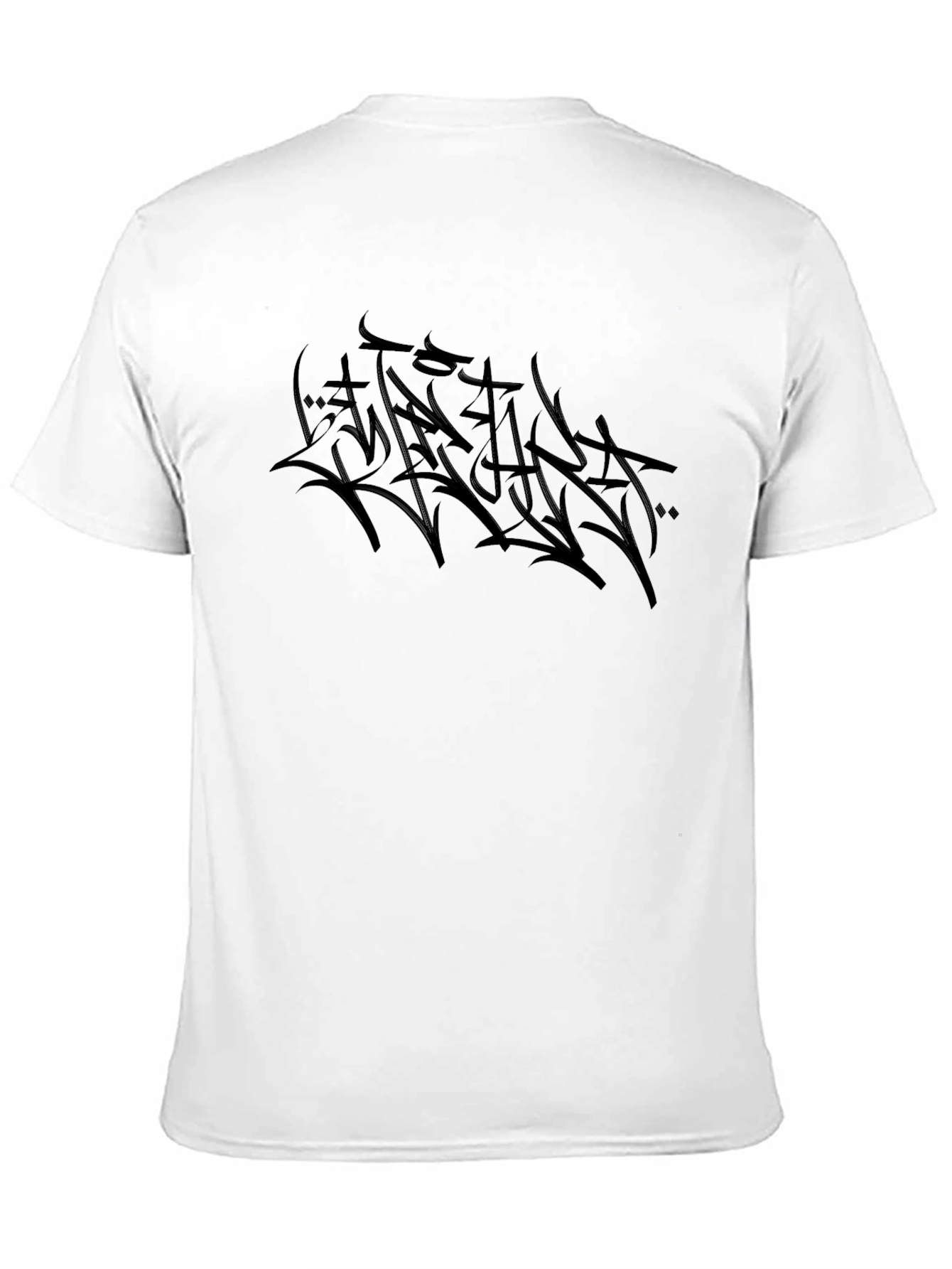 Edgy Black Graphic Tee - Streetwear Style