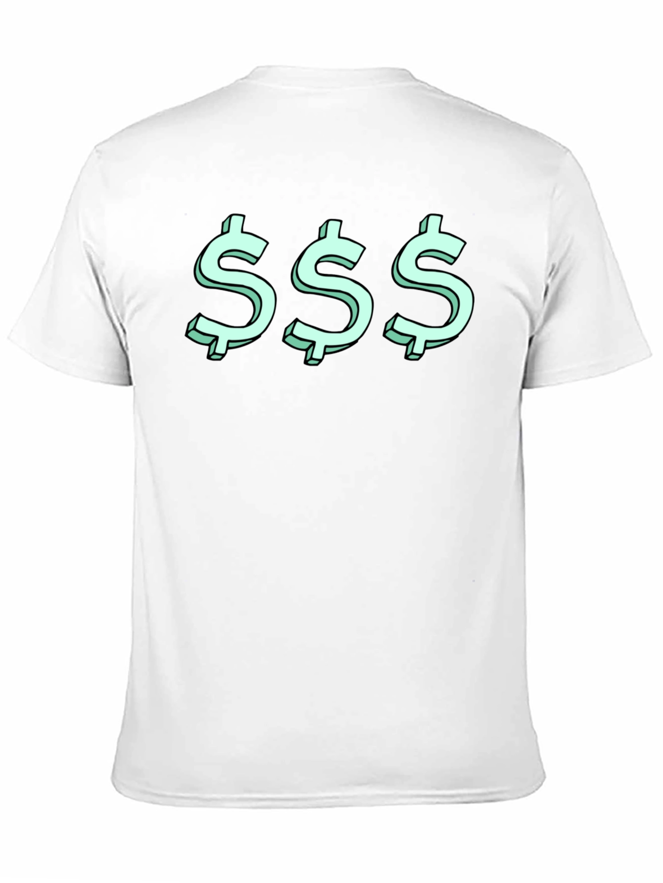 Triple Dollar Sign Graphic Tee