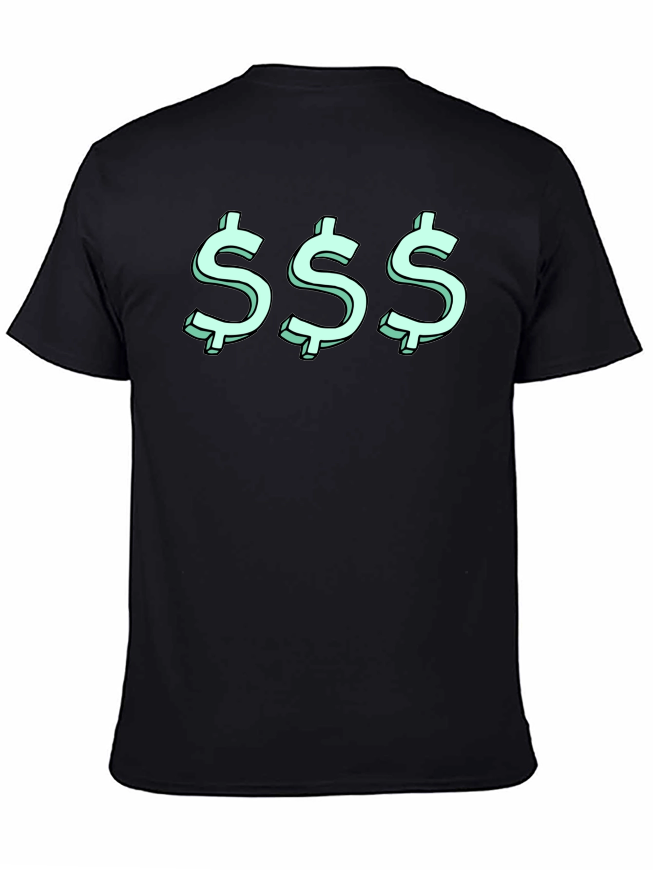 Triple Dollar Sign Graphic Tee