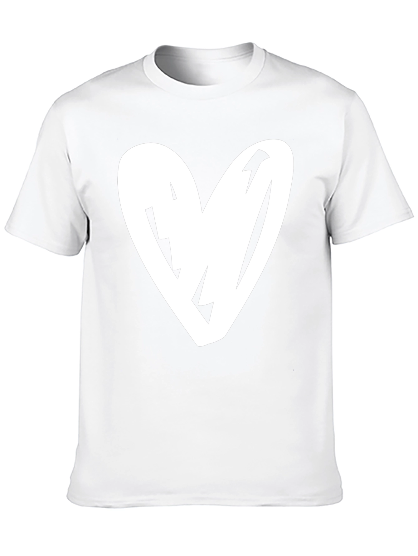Heart Graphic Black T-Shirt