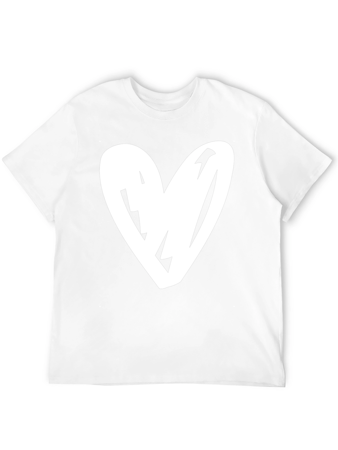 Heart Graphic Black T-Shirt