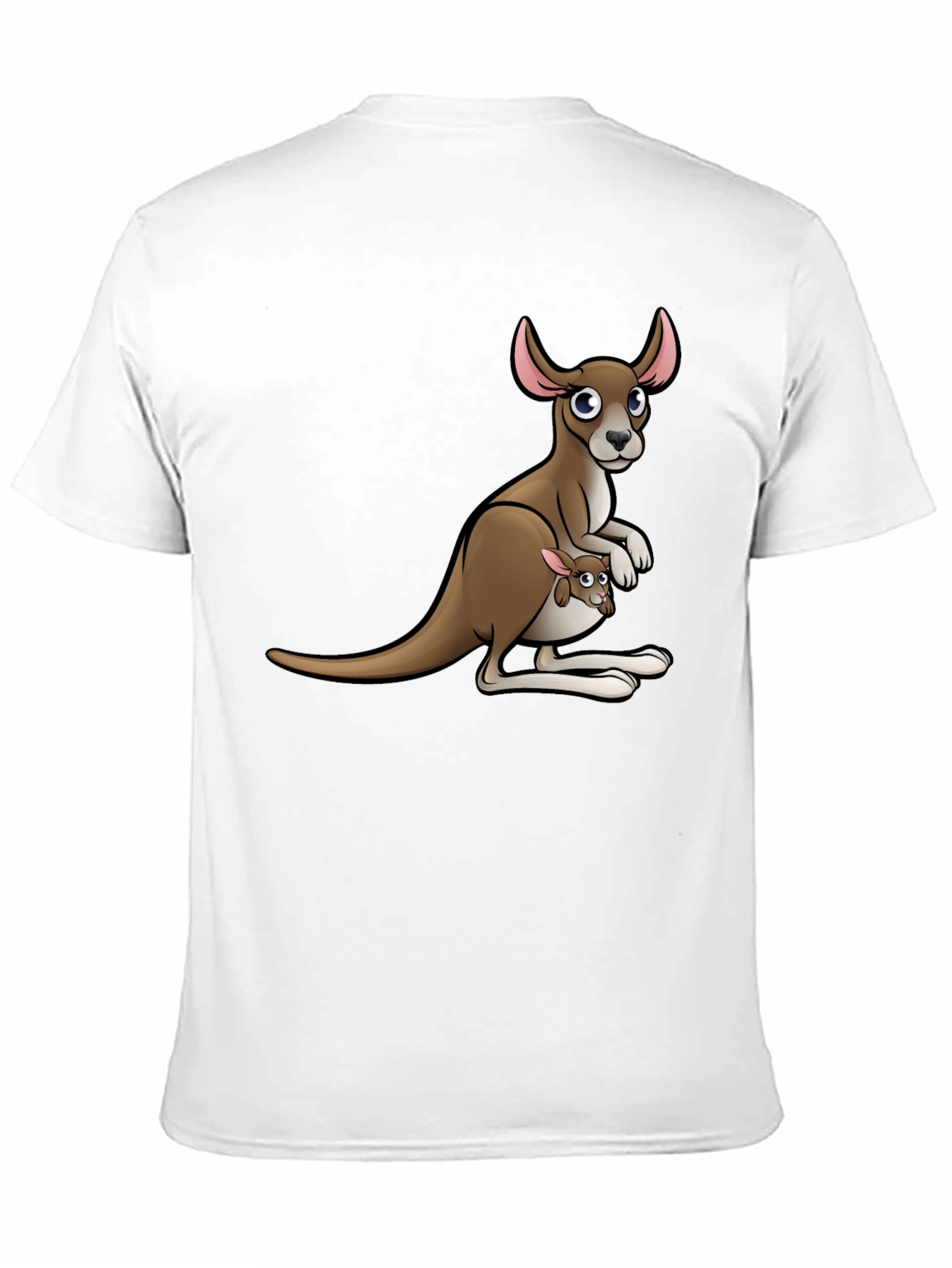Kangaroo Graphic T-Shirt - Cute Animal Design