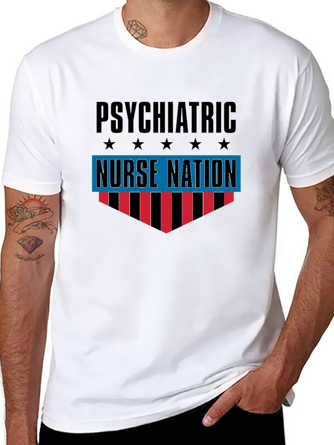 Psychiatric Nurse Nation T-Shirt