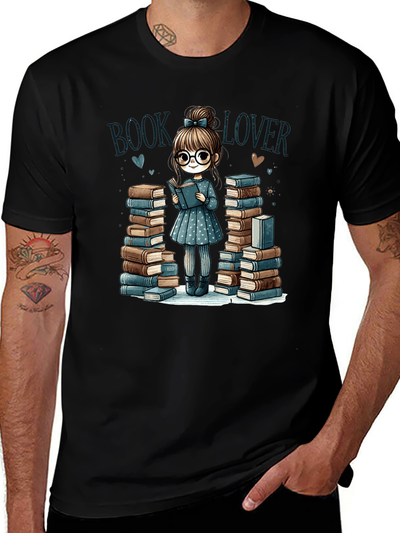 Book Lover T-Shirt: Adorable Reader Design