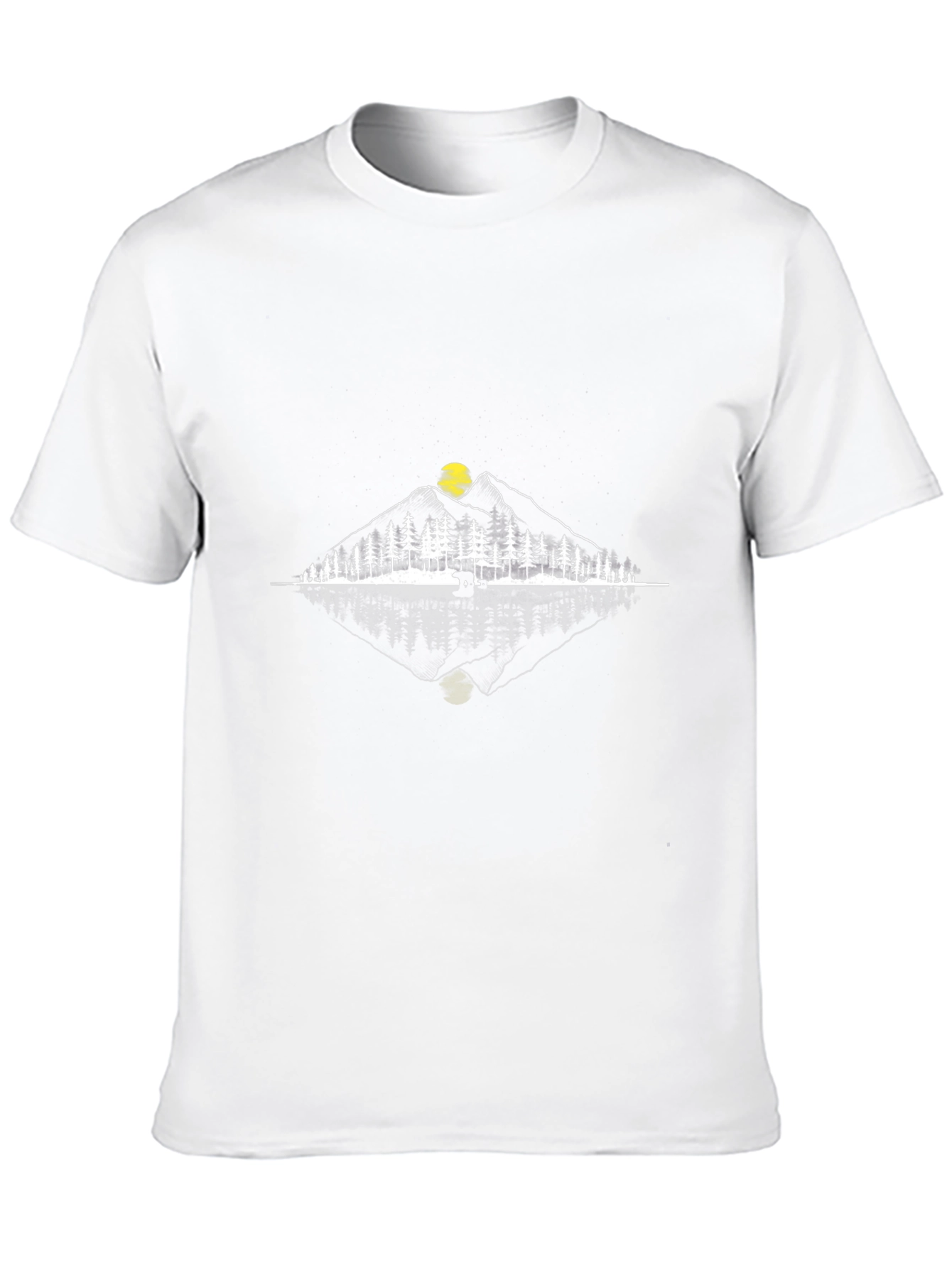 Nature Reflection Graphic Tee - Black