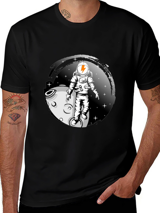 Astronaut Moon Landing Graphic T-Shirt