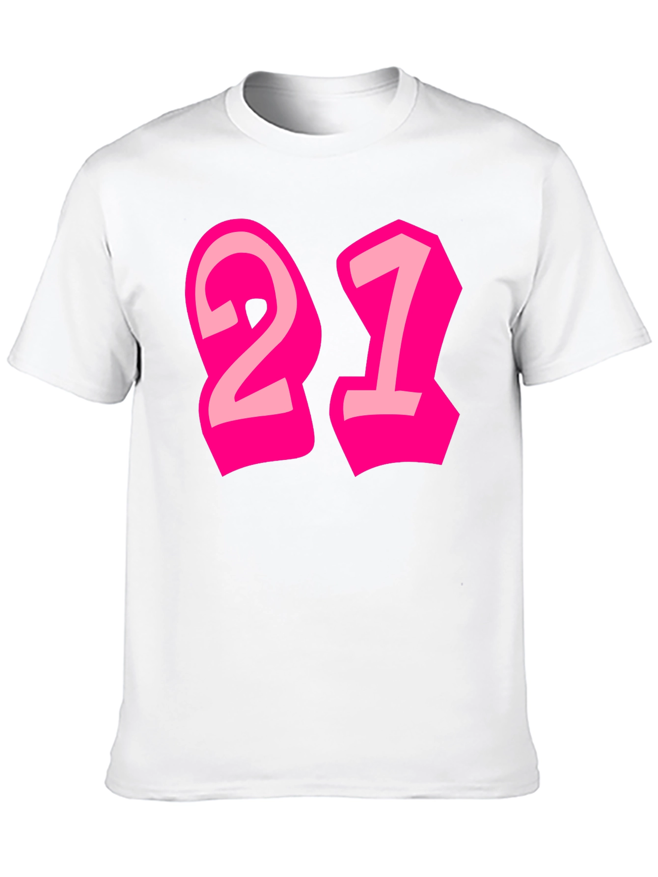 Bold 21 Graphic Tee - Black Cotton Blend