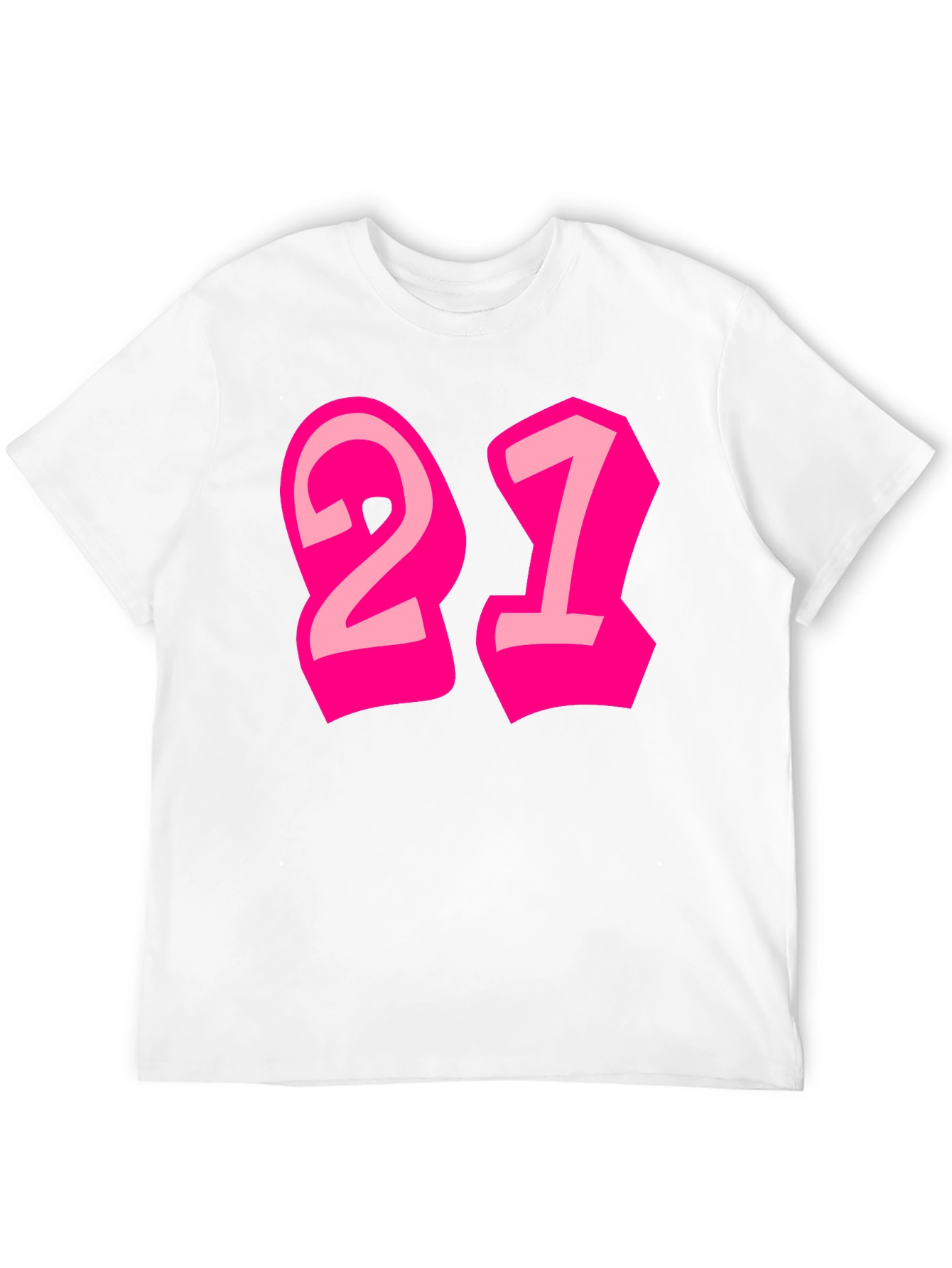 Bold 21 Graphic Tee - Black Cotton Blend