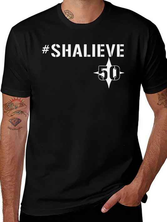 SHALIEVE 50th Birthday Black T-Shirt