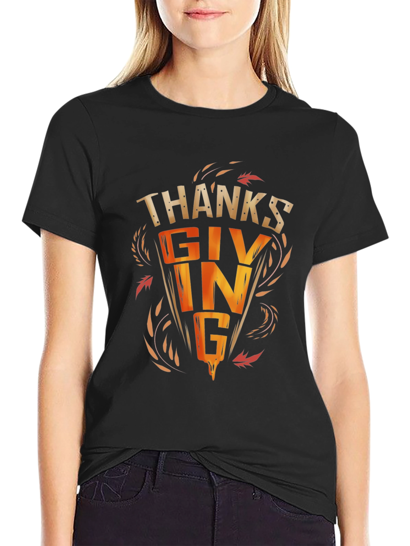Thanksgiving Graphic Tee - Festive Fall Apparel