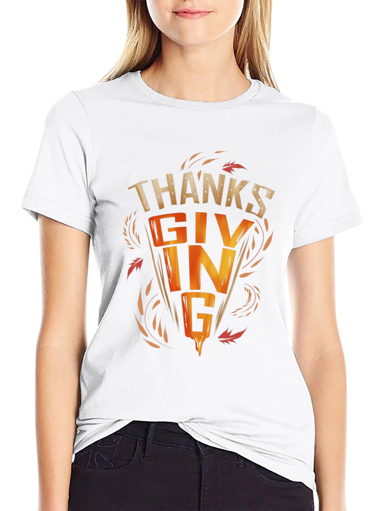 Thanksgiving Graphic Tee - Festive Fall Apparel
