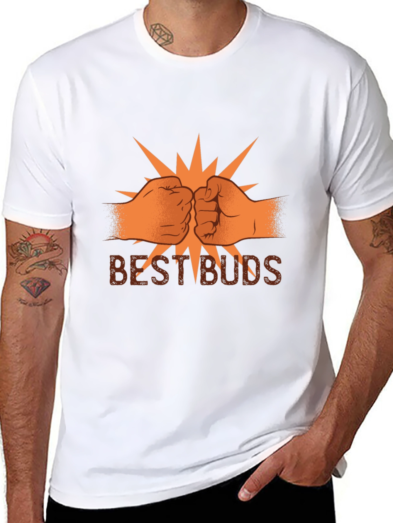 Best Buds T-Shirt - Fist Bump Graphic Tee