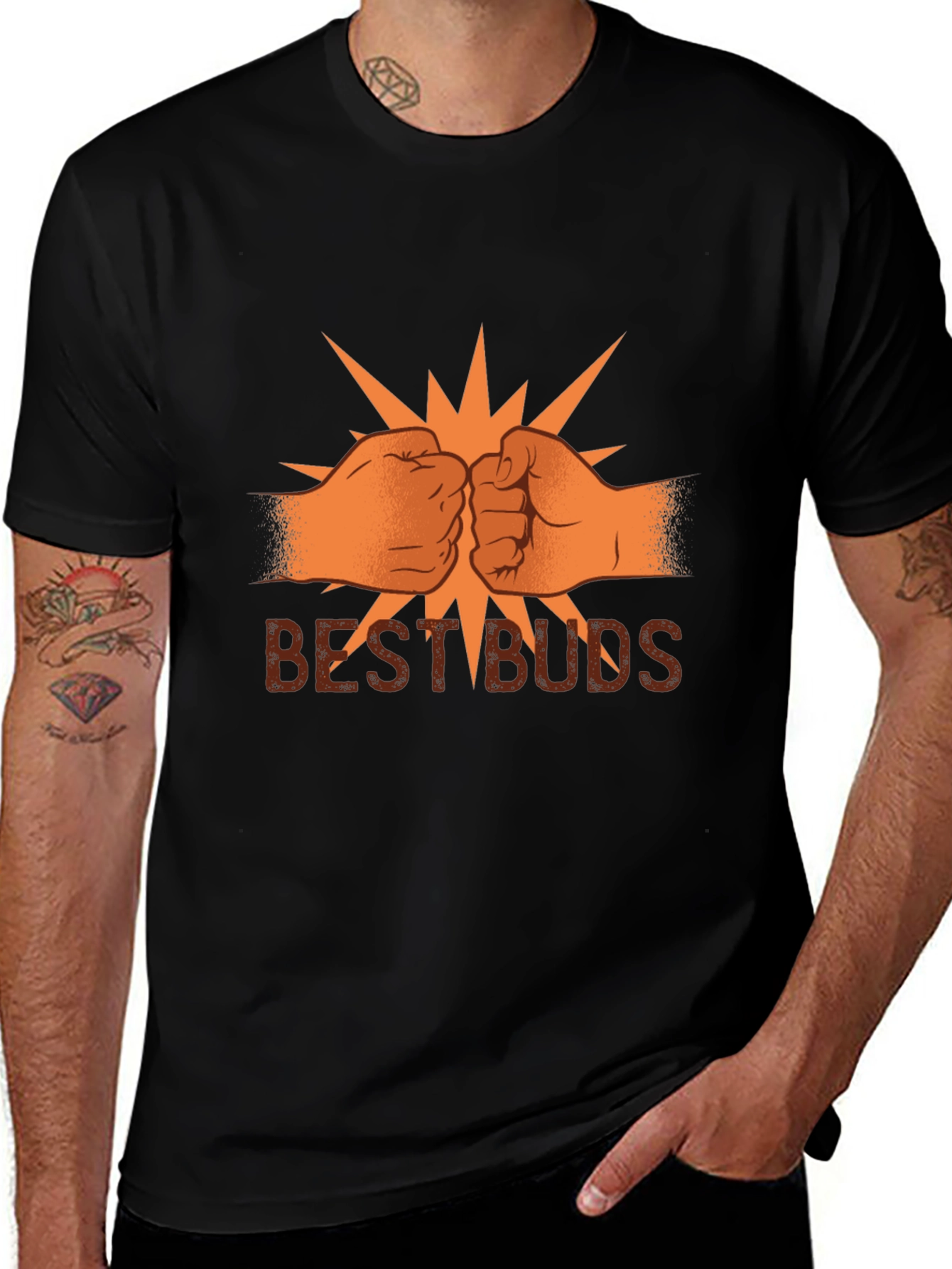 Best Buds T-Shirt - Fist Bump Graphic Tee