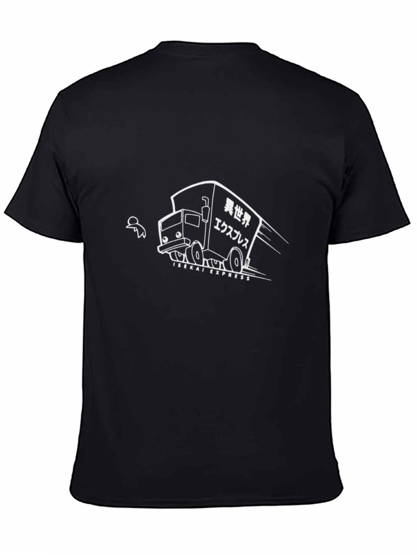 Isekai Express Black Graphic Tee - Anime Truck