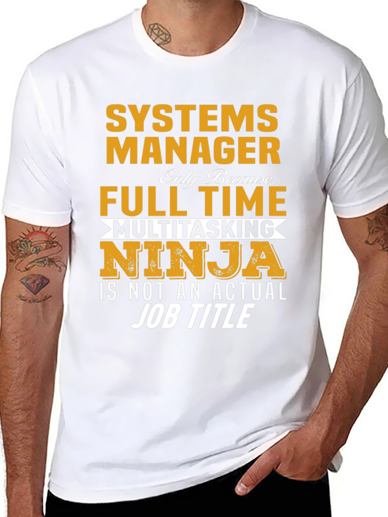 Systems Manager T-Shirt - Multitasking Ninja Job Title